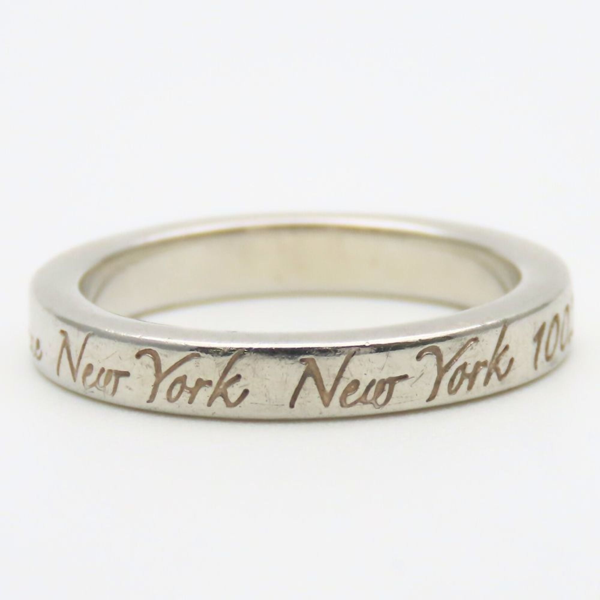 Tiffany Silver Silver 925 Band Ring (Pre-Owned)