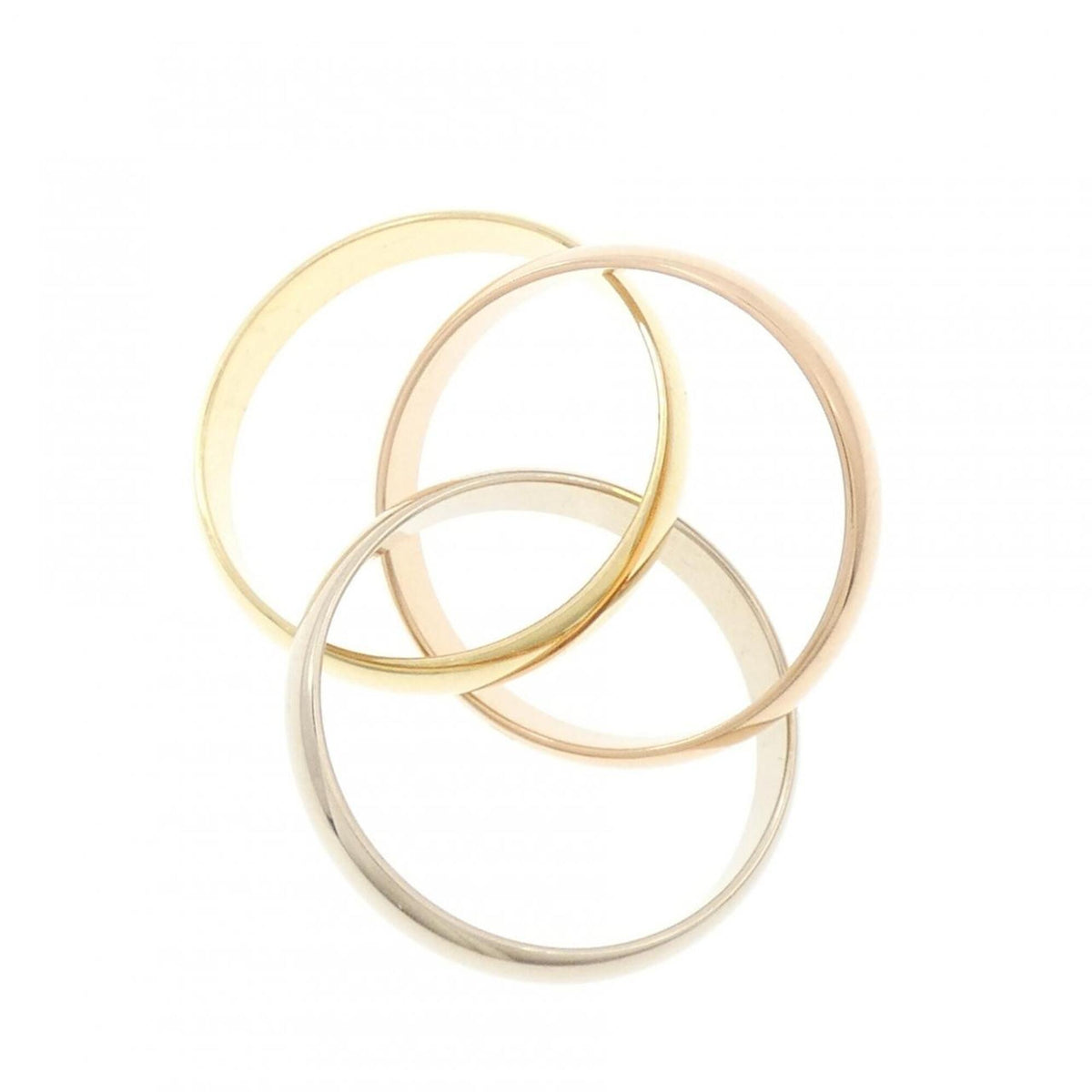 Cartier Trinity Yellow Gold (18K) Pink Gold (18K) White Gold (18K) Band Ring (Pre-Owned)