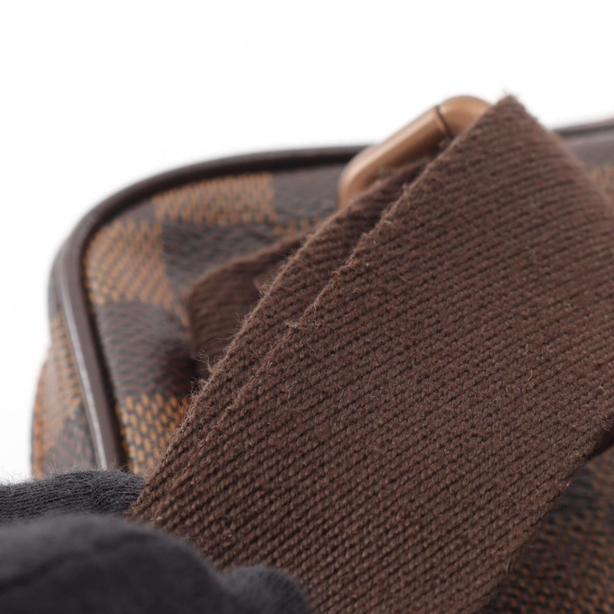 Louis Vuitton Brown Coated Canvas Leather Fanny Pack (Pre-Owned)
