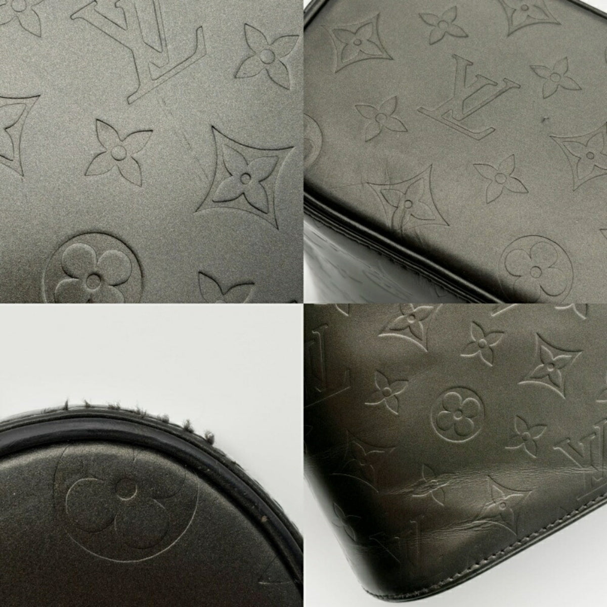 Louis Vuitton Noir Monogram Leather Tote Bag (Pre-Owned)