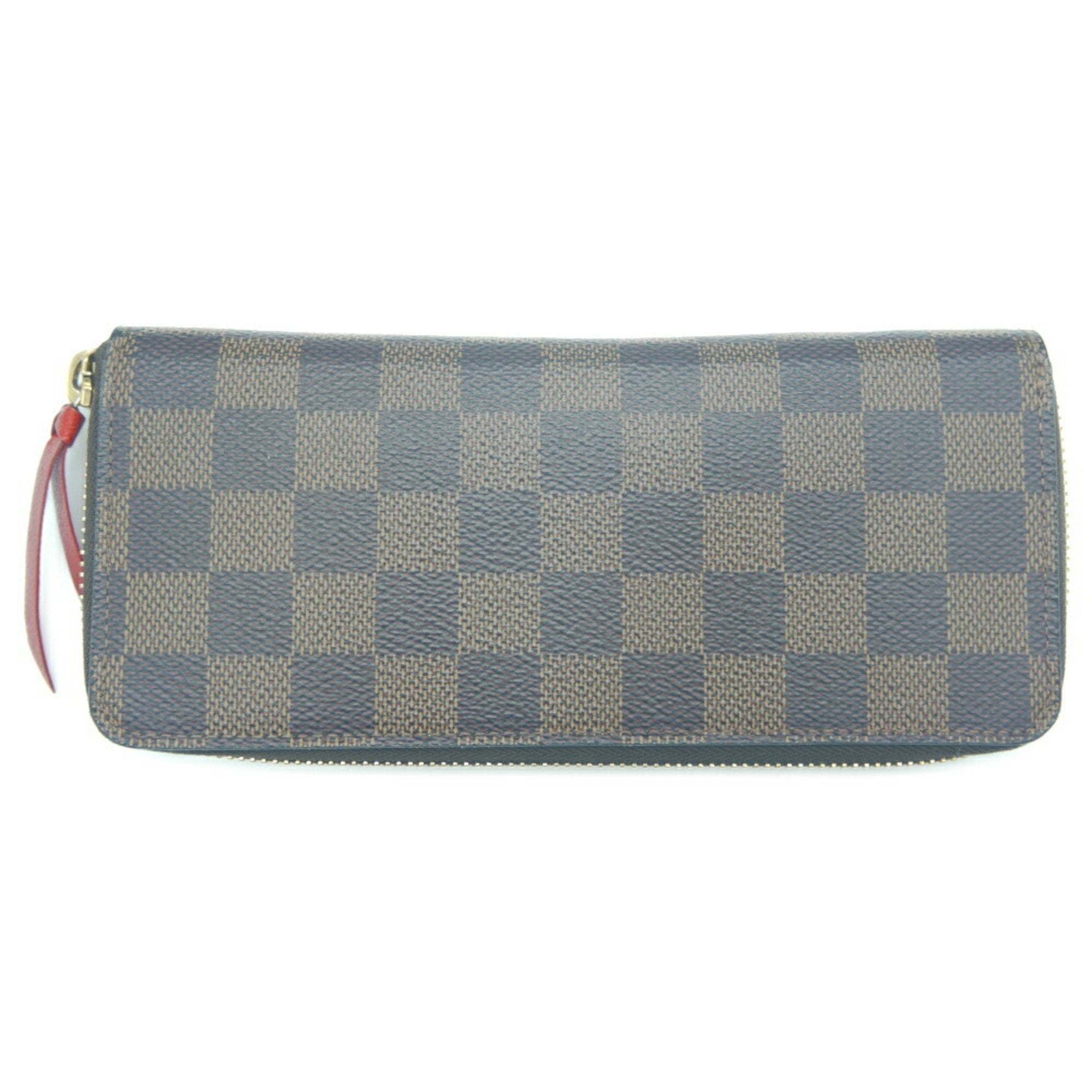 Louis Vuitton Brown Cerise Damier Canvas Long Wallet (Bi-Fold) (Pre-Owned)
