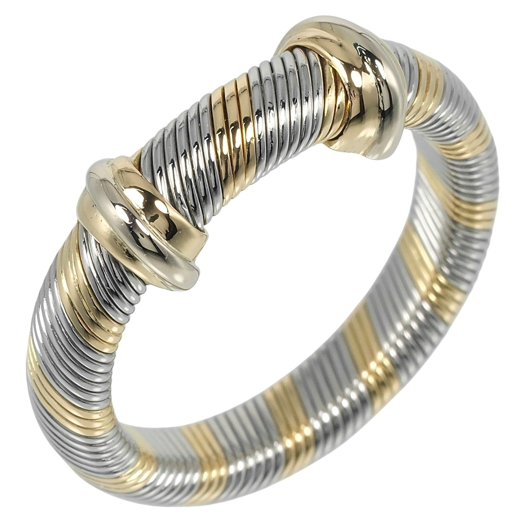 Cartier Yellow Gold (18K) Stainless Steel Band Ring (Pre-Owned)