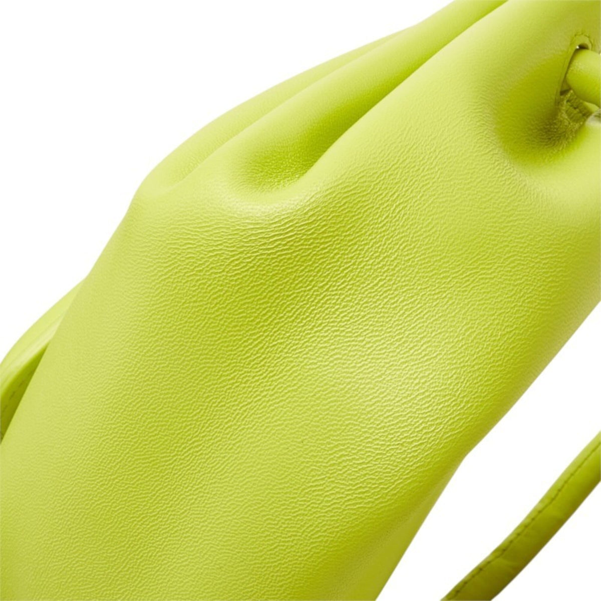 Bottega Veneta Green Yellow Leather Shoulder Bag (Pre-Owned)
