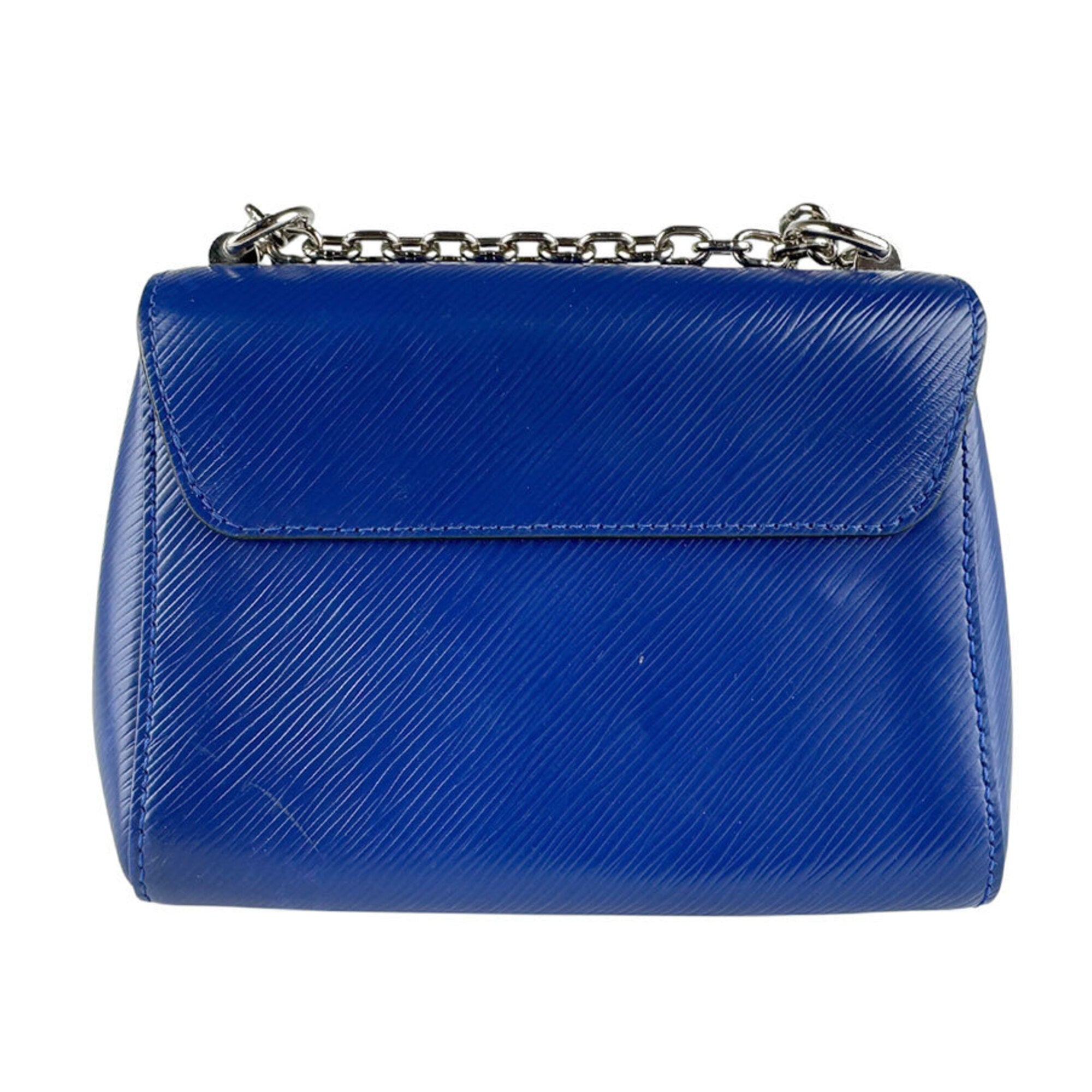 Louis Vuitton Blue Epi Leather Metal Shoulder Bag (Pre-Owned)