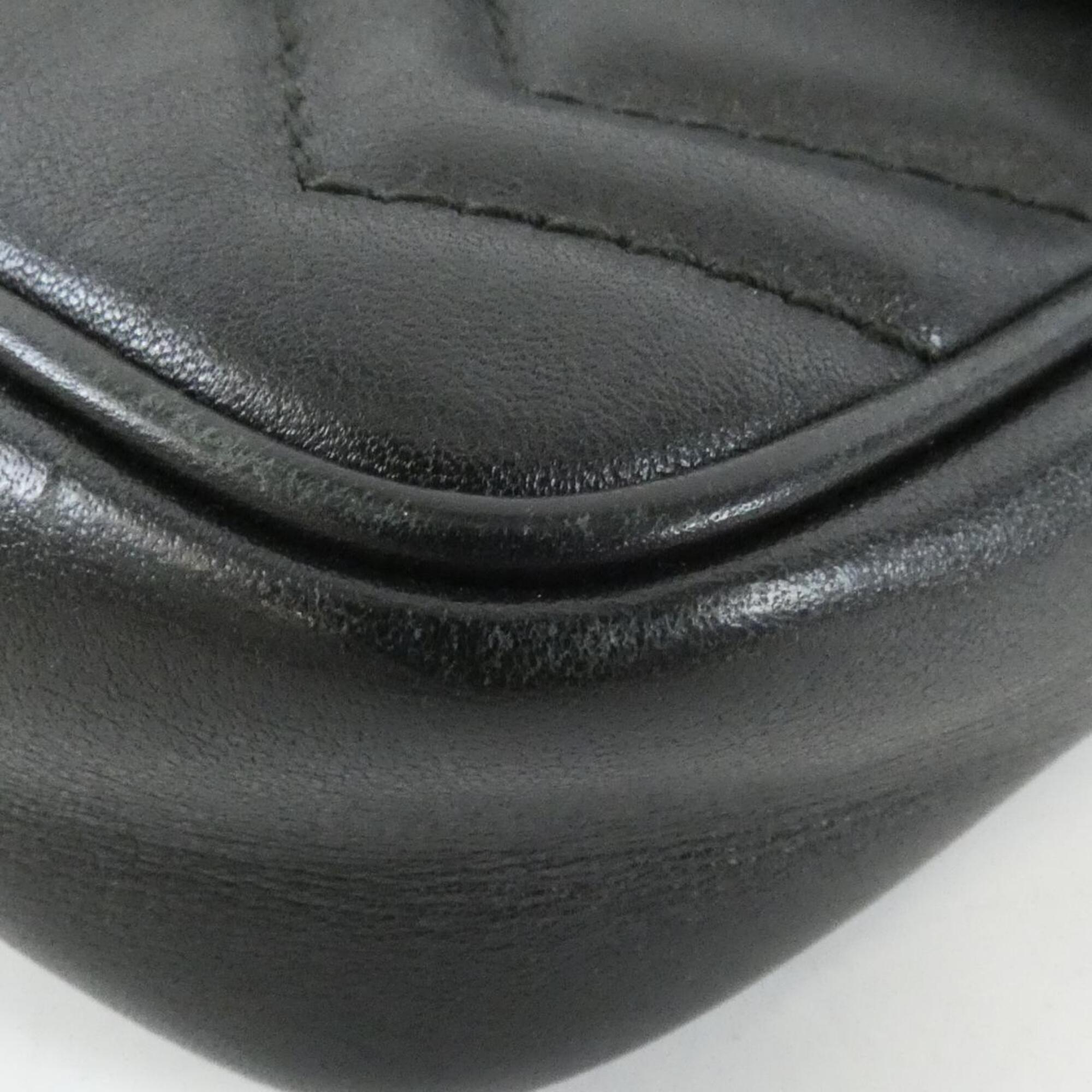 Gucci Black Leather Shoulder Bag (Pre-Owned)