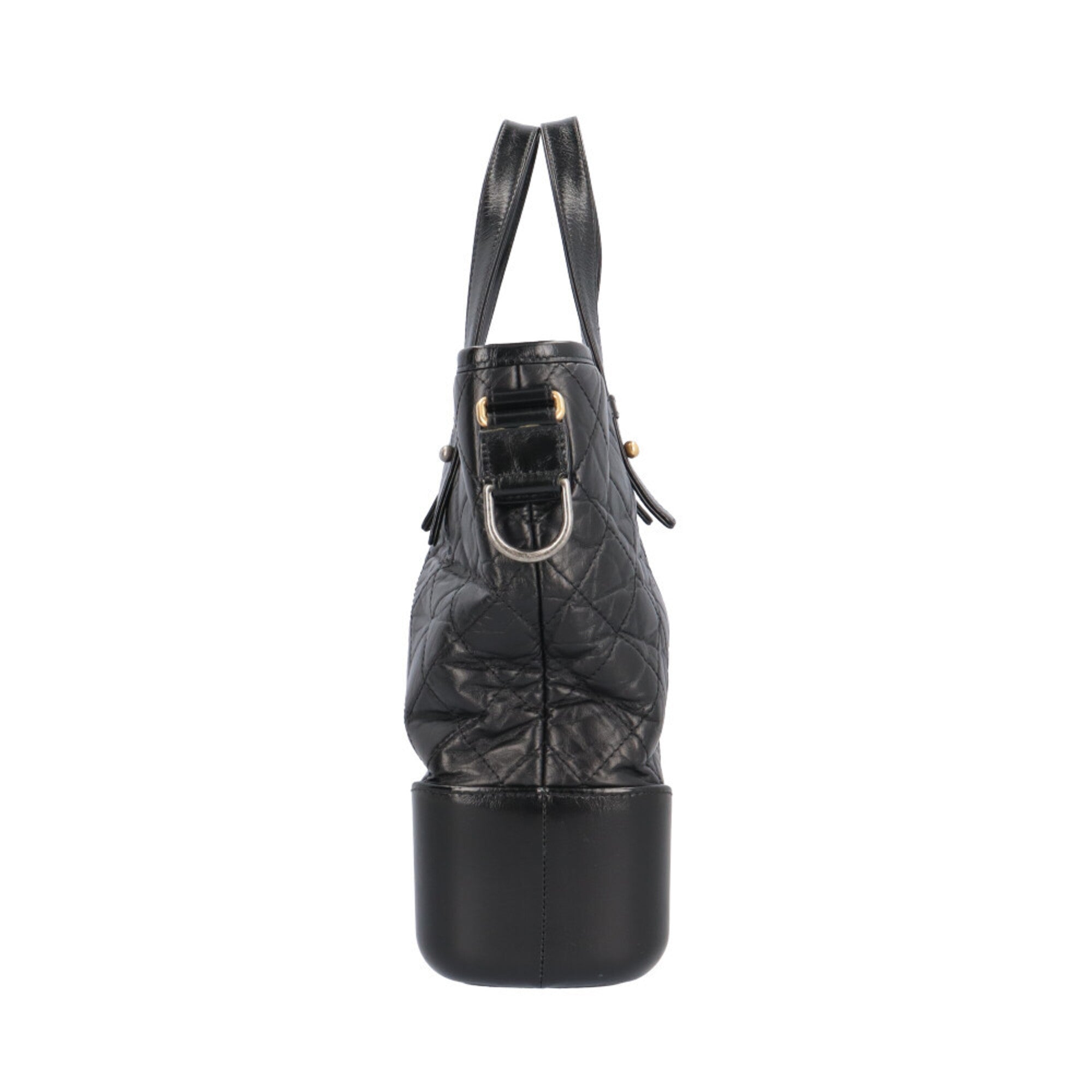Chanel Black Leather Shoulder Bag (Pre-Owned)