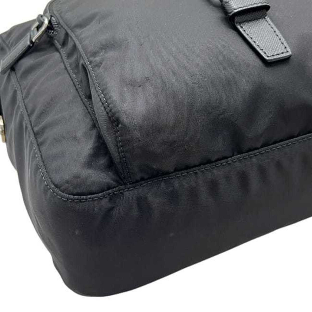 Prada Black Nero Vela Nylon Shoulder Bag (Pre-Owned)