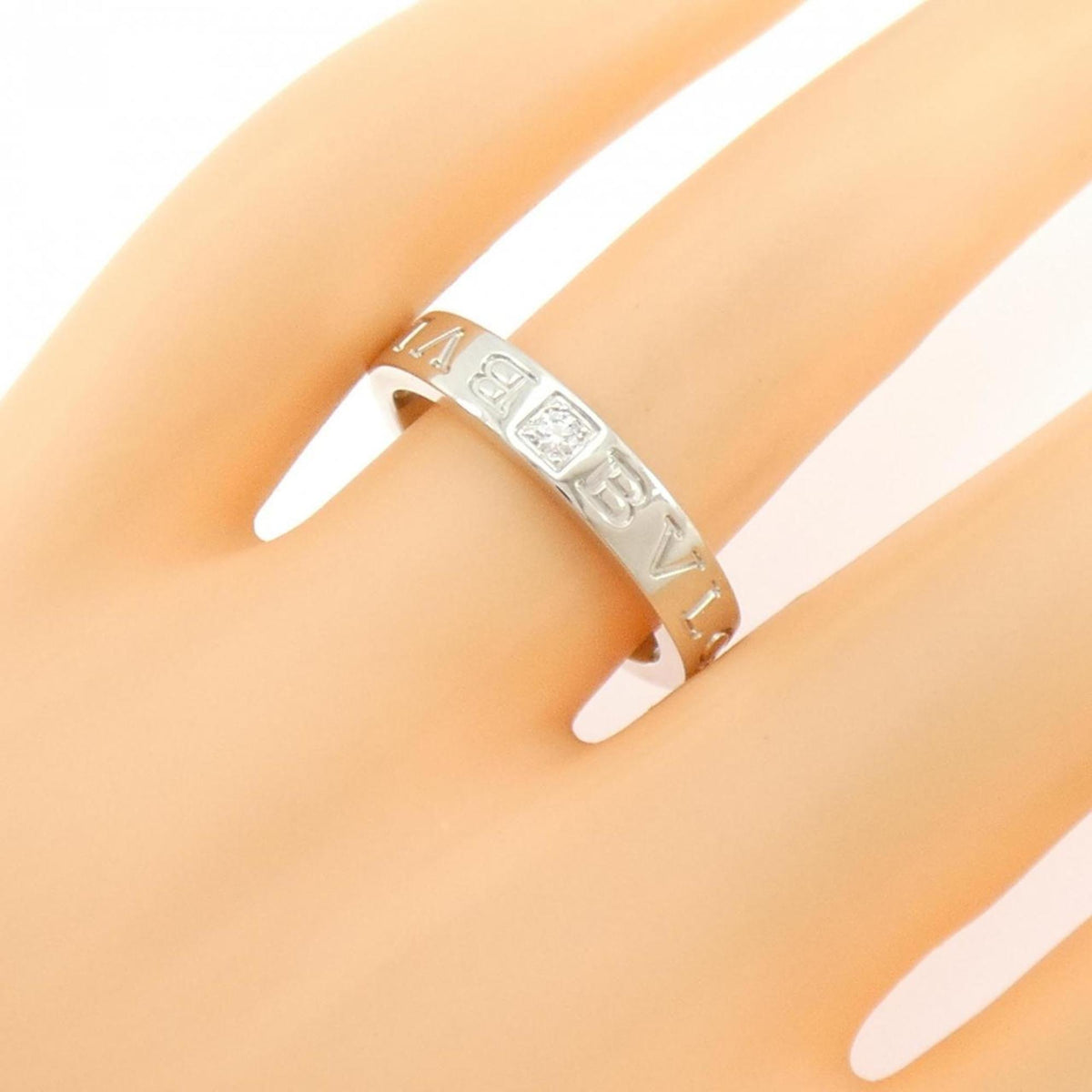 Bvlgari White Gold (18K) Band Ring (Pre-Owned)
