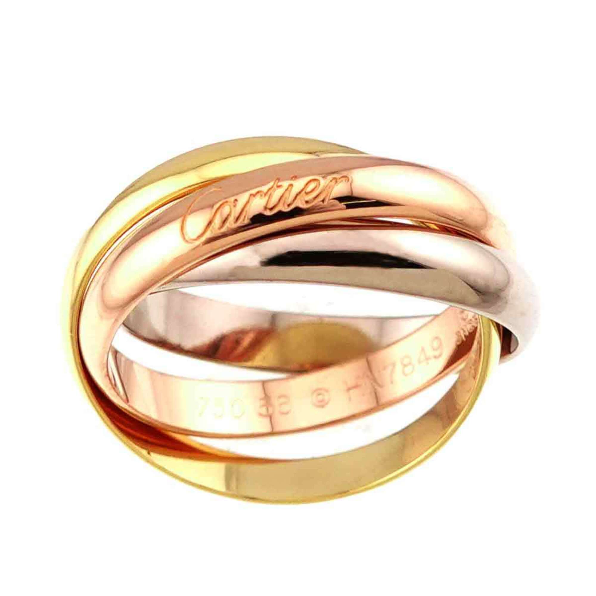 Cartier Yellow Gold (18K) Pink Gold (18K) White Gold (18K) Band Ring (Pre-Owned)