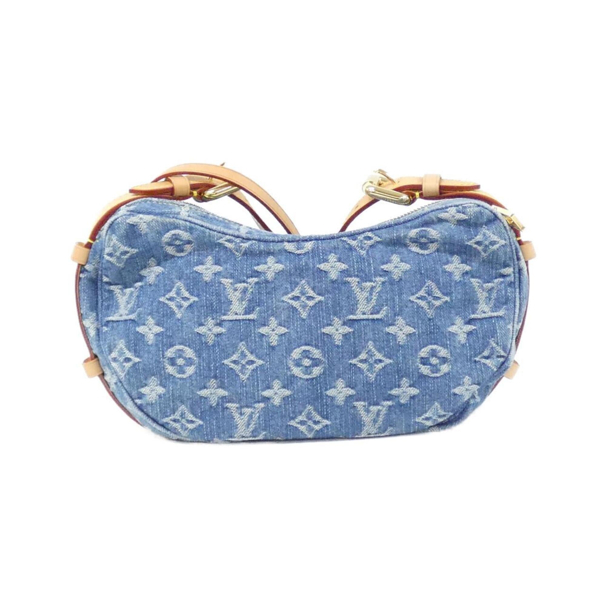 Louis Vuitton Blue Denim Canvas Shoulder Bag (Pre-Owned)