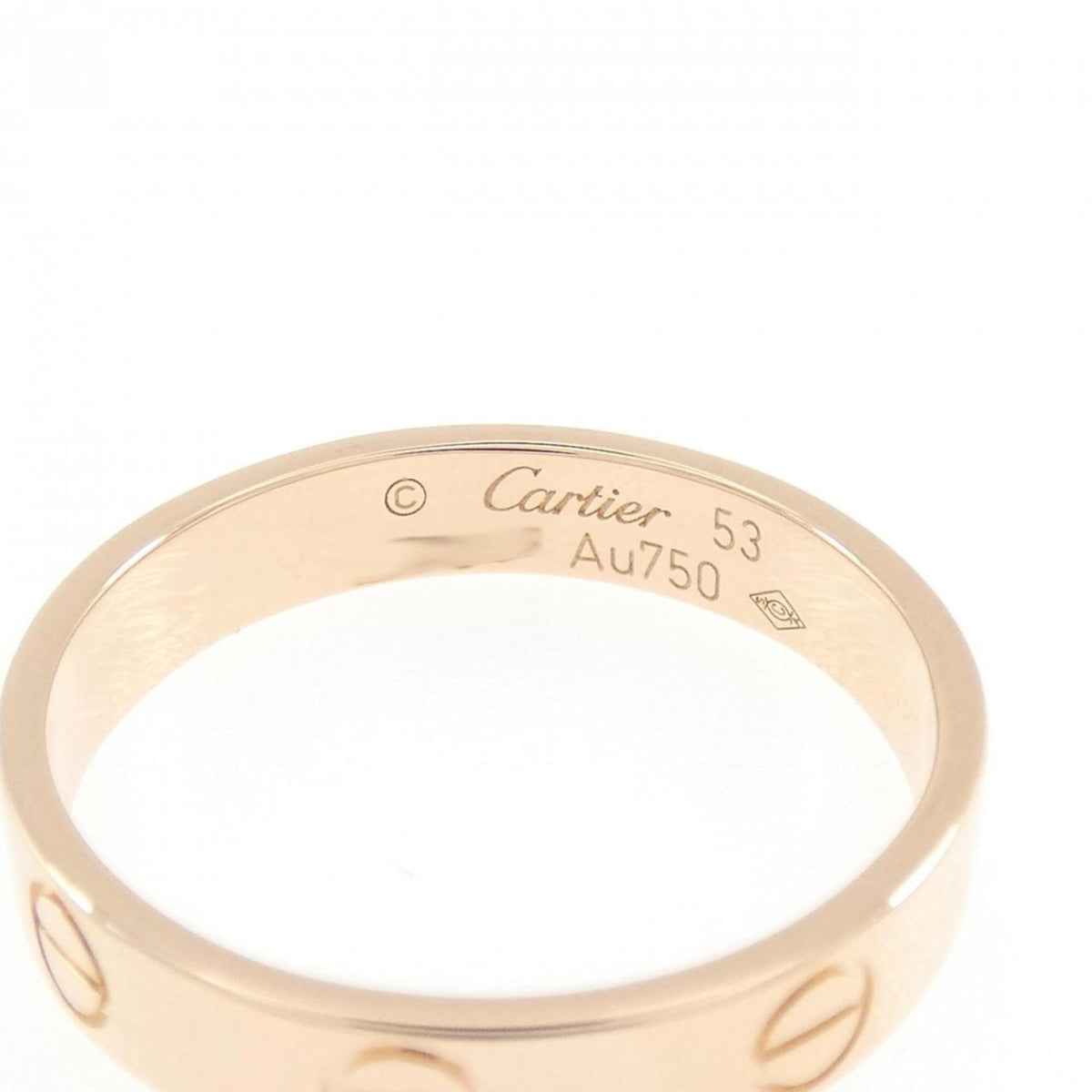 Cartier Pink Gold Pink Gold (18K) Band Ring (Pre-Owned)