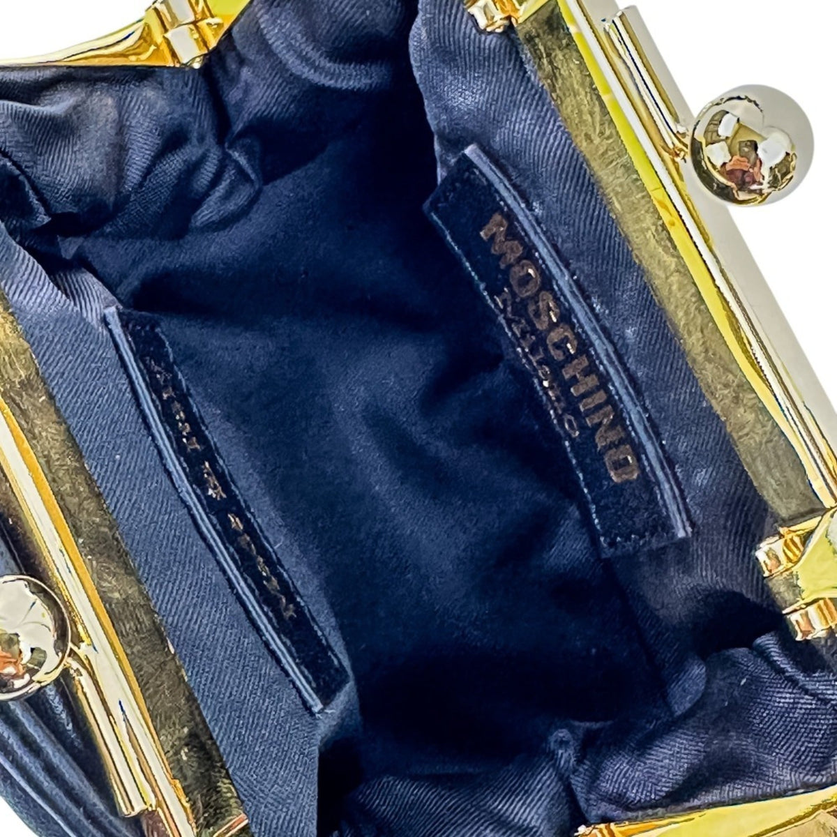 Moschino Black Leather Shoulder Bag (Pre-Owned)