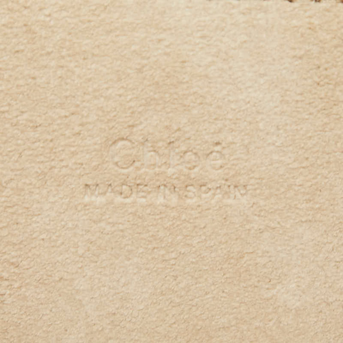 Chloé Beige Suede Leather Shoulder Bag (Pre-Owned)
