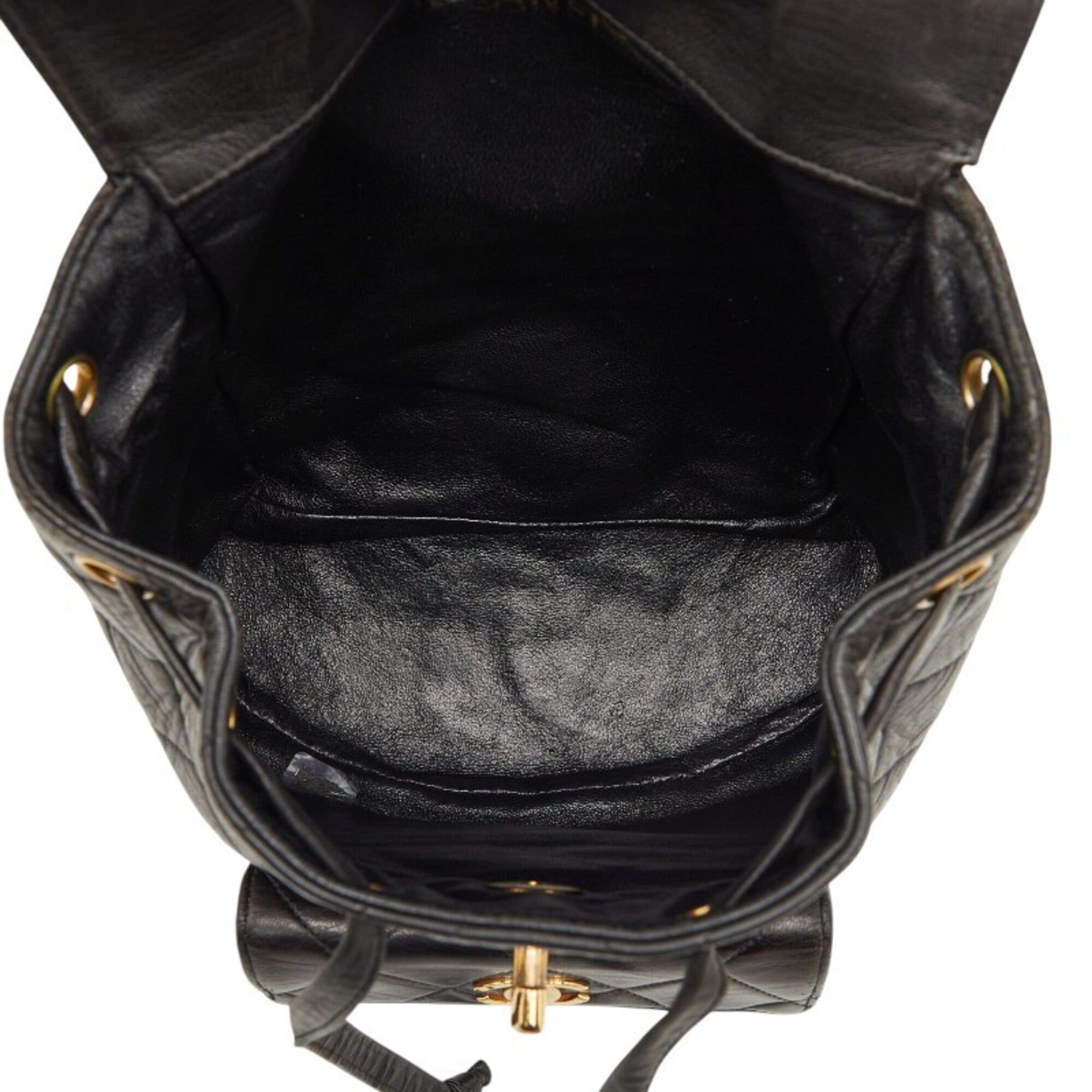 Chanel Black Leather Backpack (Pre-Owned)