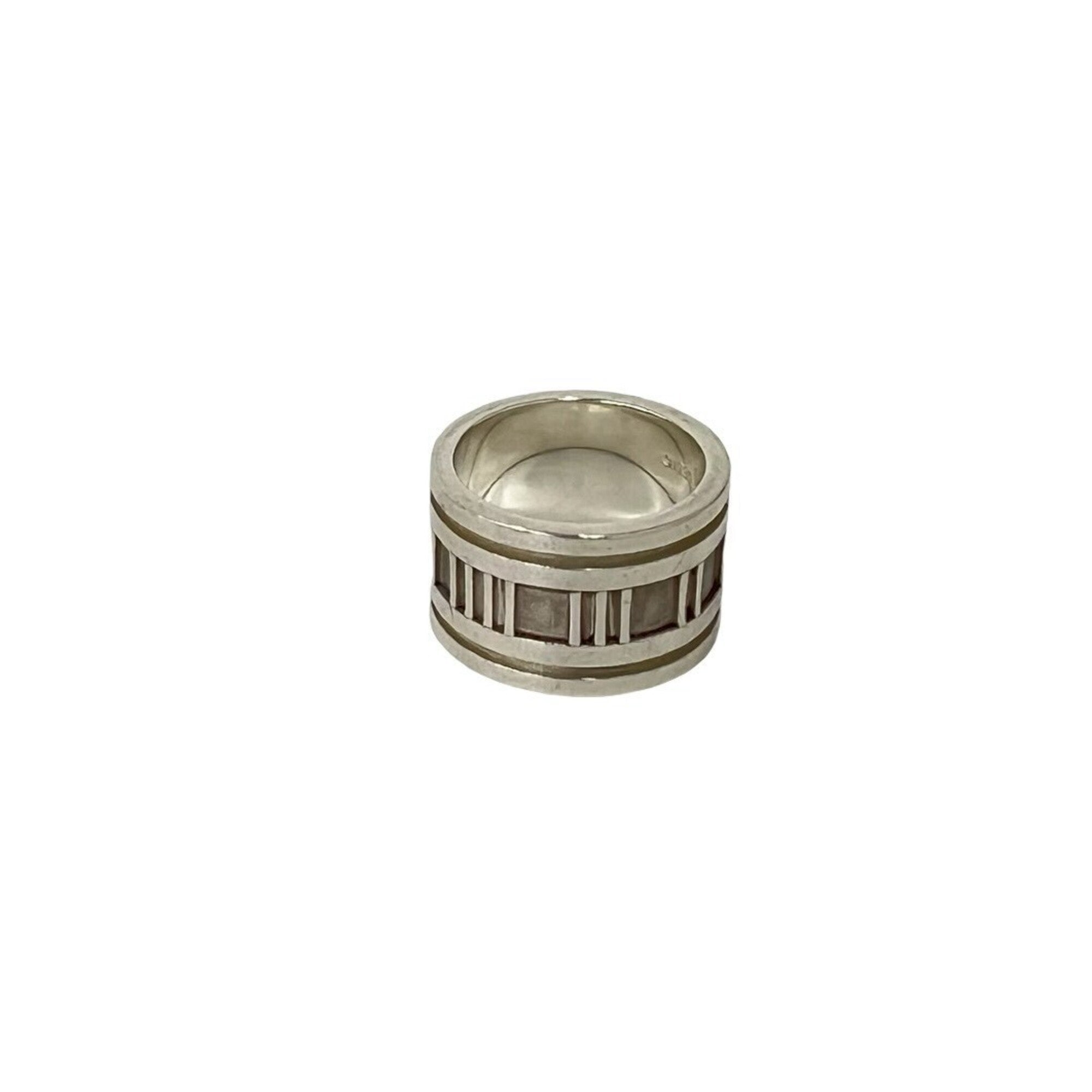 Tiffany Silver Silver 925 Band Ring (Pre-Owned)