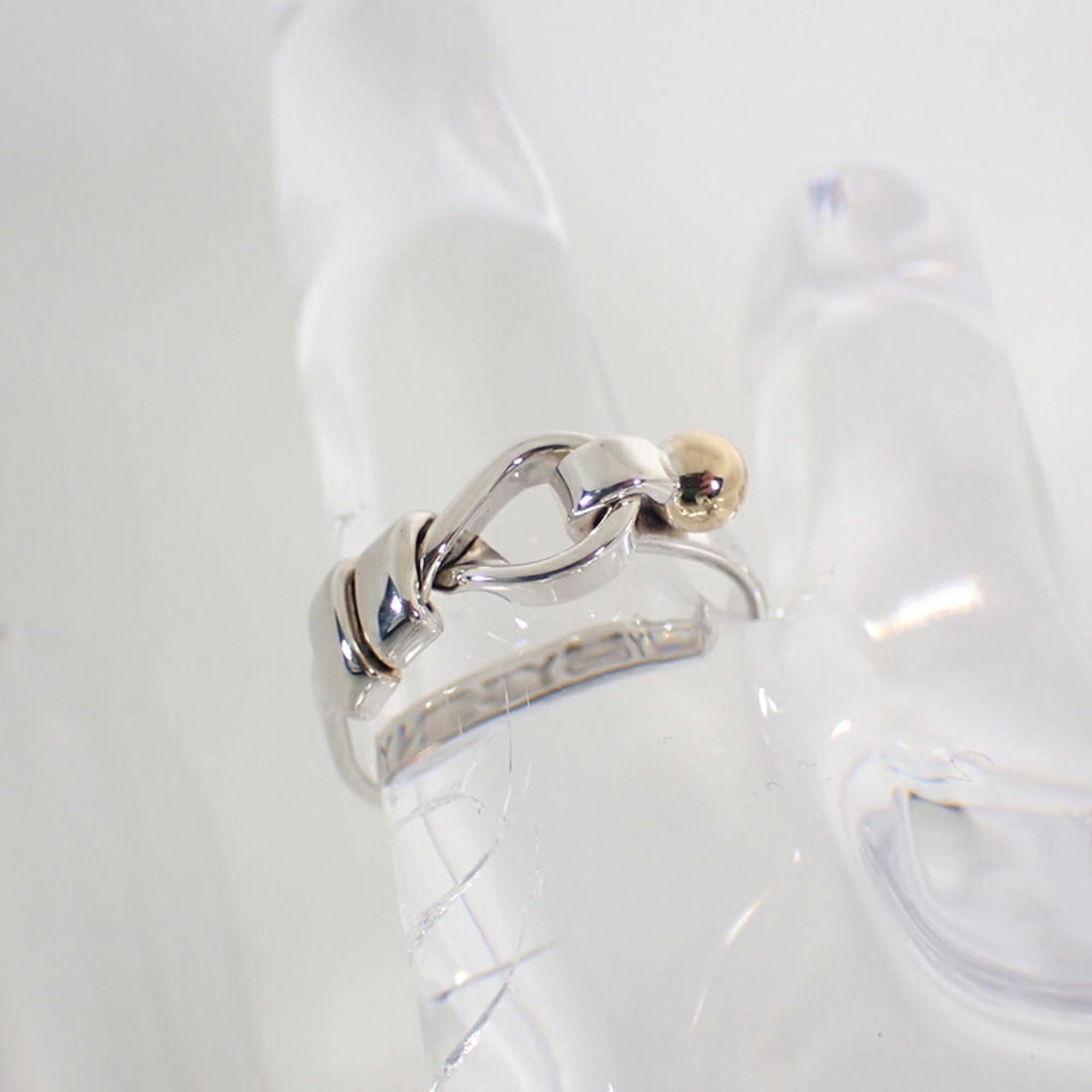 Tiffany Yellow Gold (18K) Sterling Silver 925 Band Ring (Pre-Owned)
