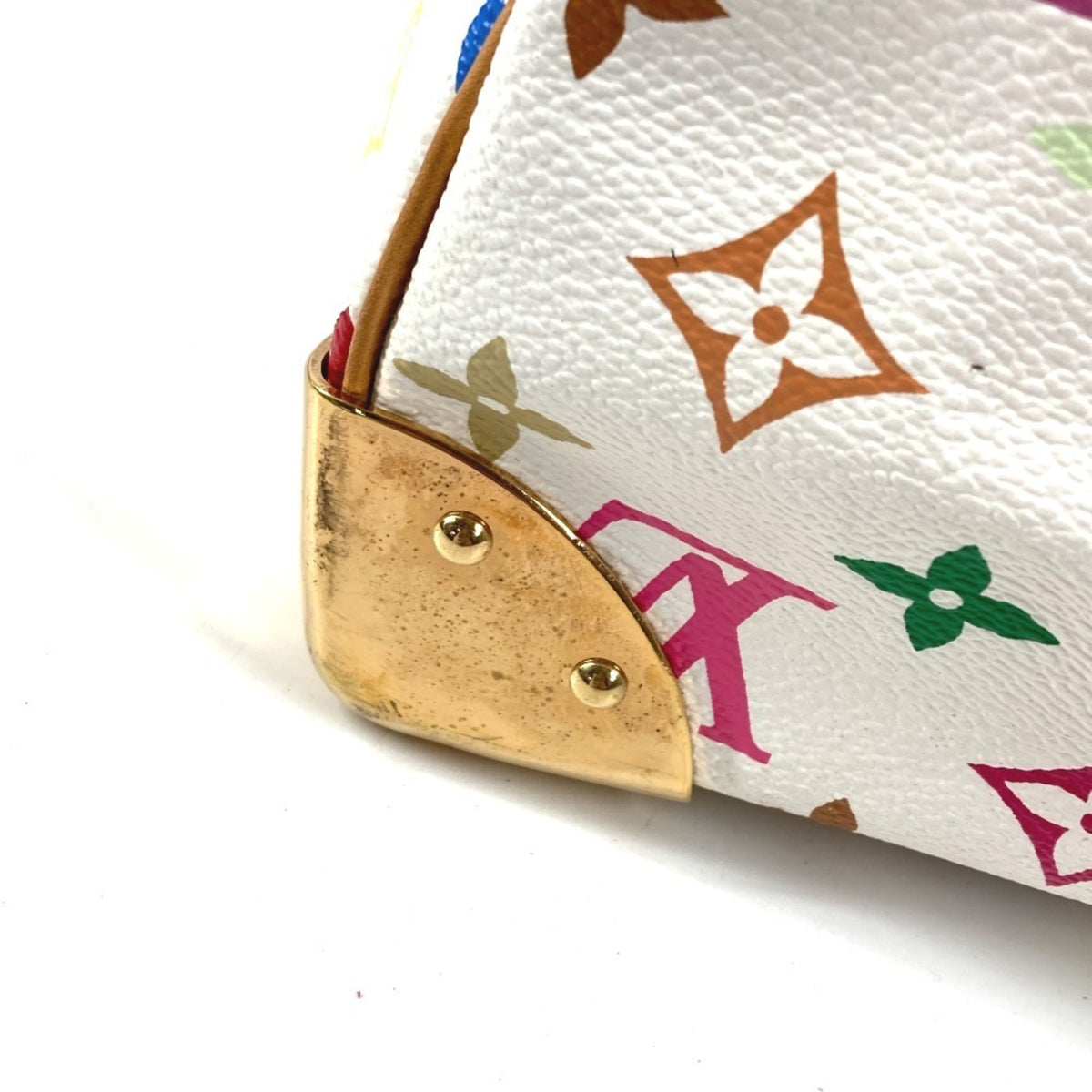 Louis Vuitton Monogram Multicolore Blanc White Monogram Multicolore Boston Bag Handbag (Pre-Owned)