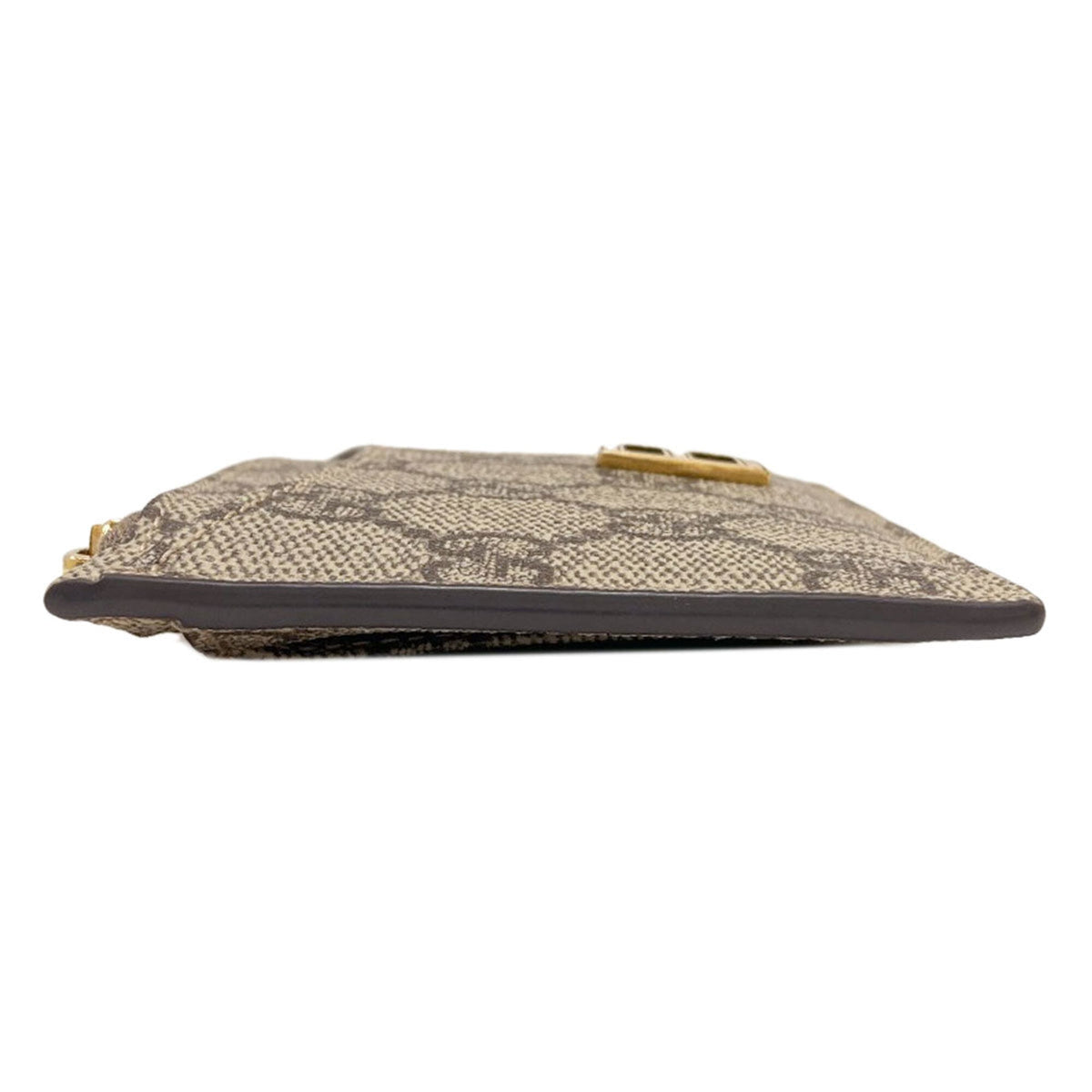 Gucci Brown Pvc Coin Purse/Coin Case (Pre-Owned)