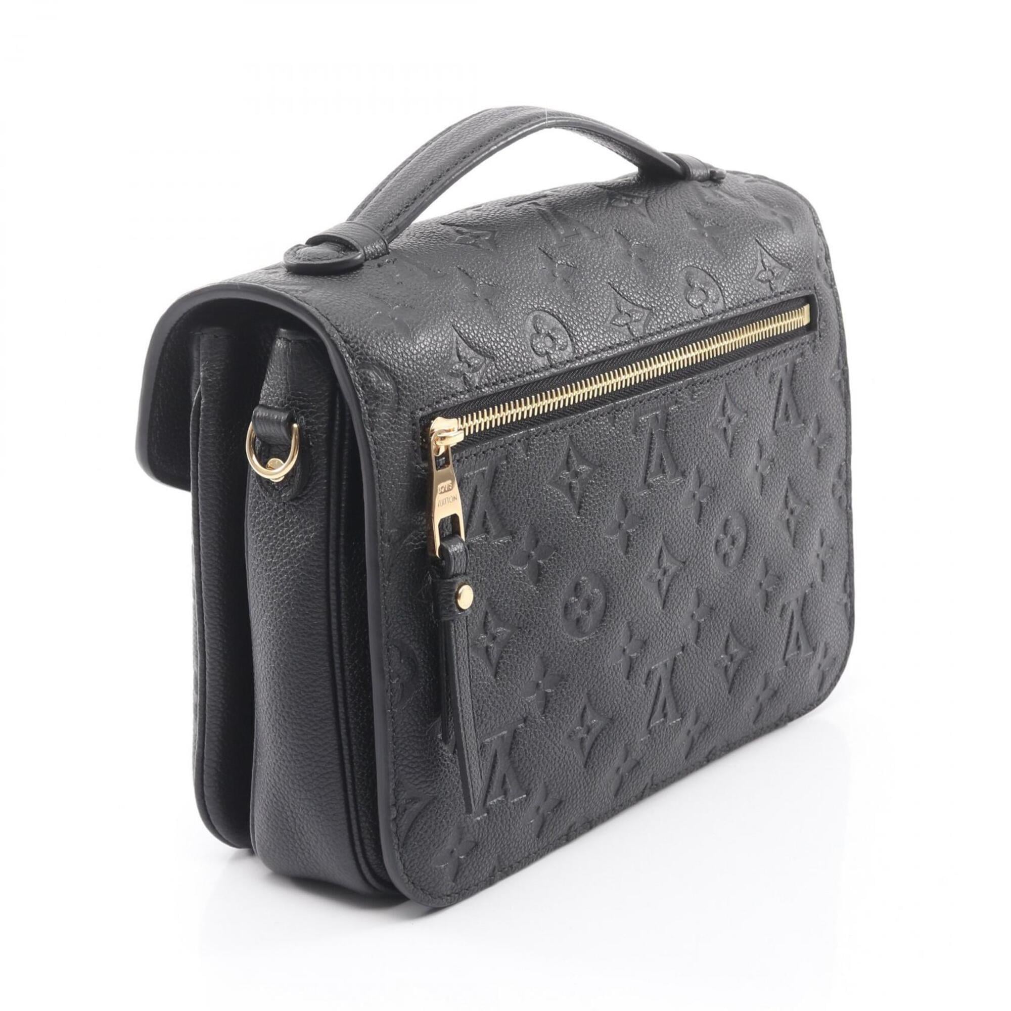 Louis Vuitton Black Monogram Empreinte Handbag Pochette (Pre-Owned)