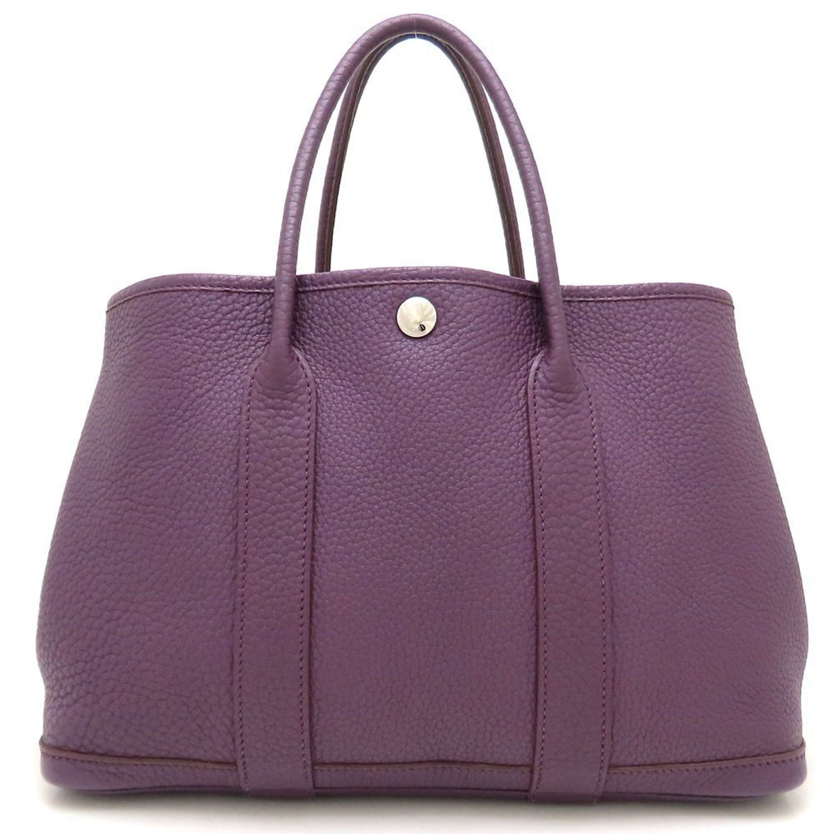 Hermes Cassis Negonda Leather Handbag (Pre-Owned)