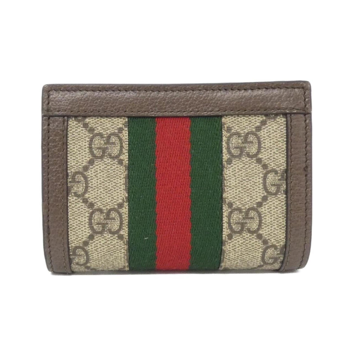 Gucci Ophidia Beige Brown Gg Supreme Wallet (Bi-Fold) (Pre-Owned)