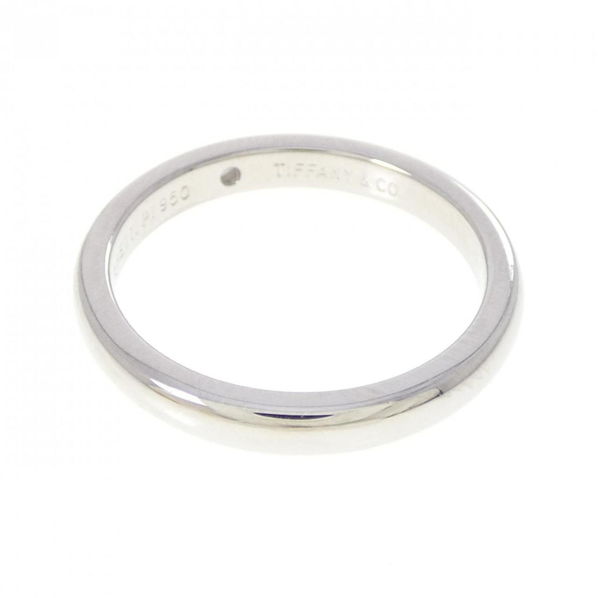 Tiffany Platinum 950 Band Ring (Pre-Owned)