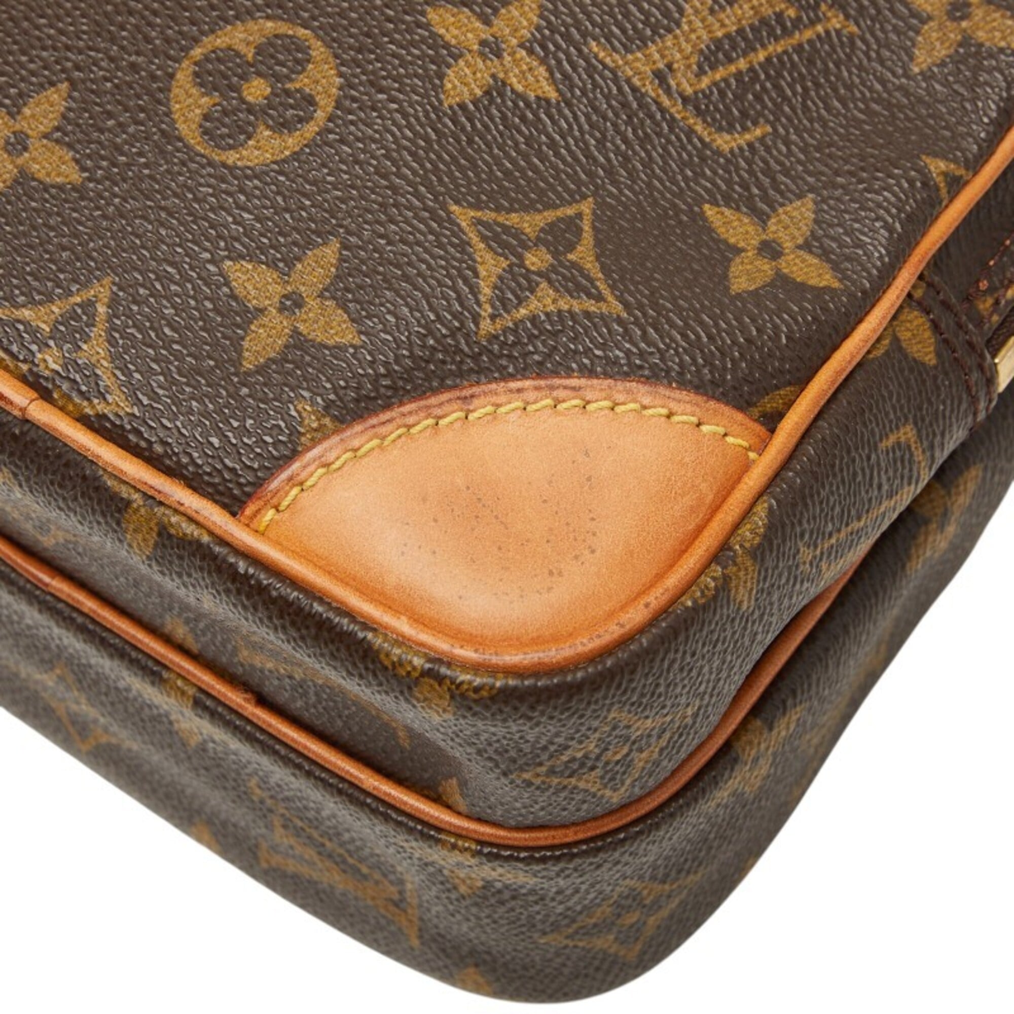 Louis Vuitton Brown Pvc Leather Shoulder Bag (Pre-Owned)