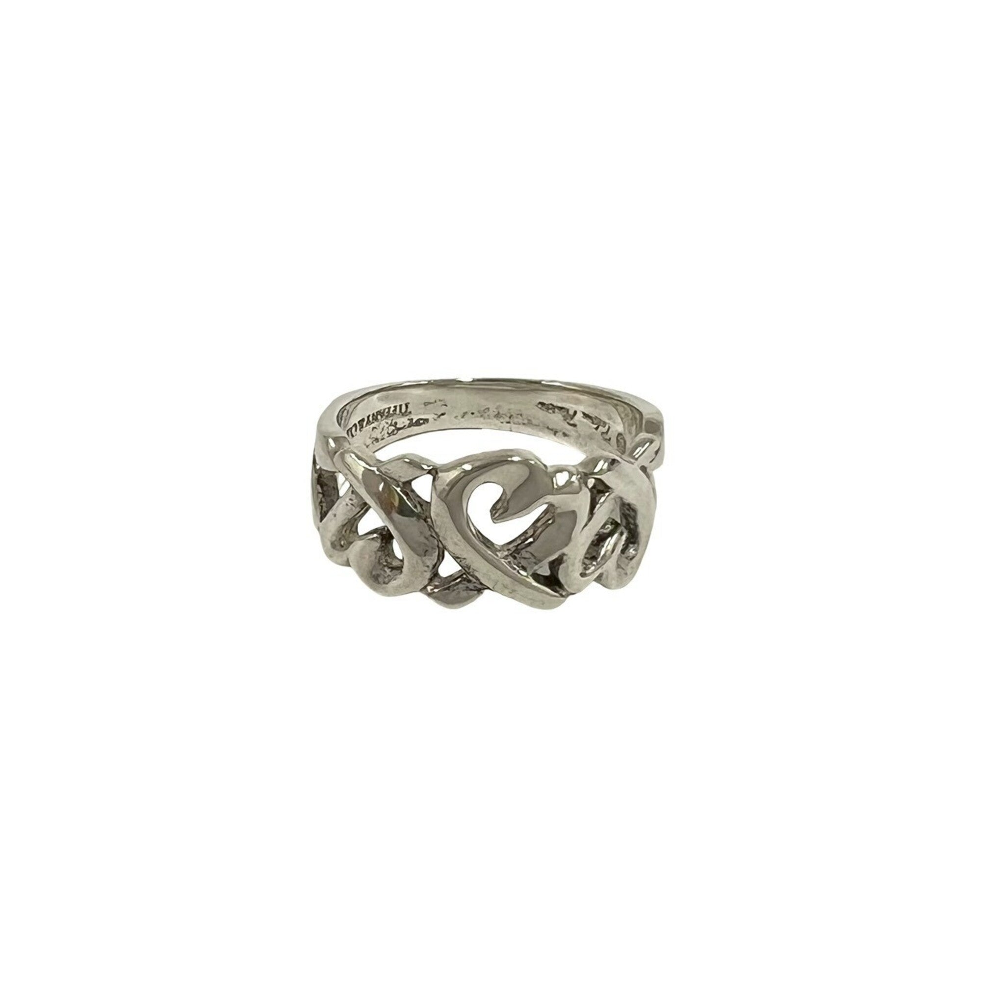 Tiffany Silver Silver 925 Band Ring (Pre-Owned)