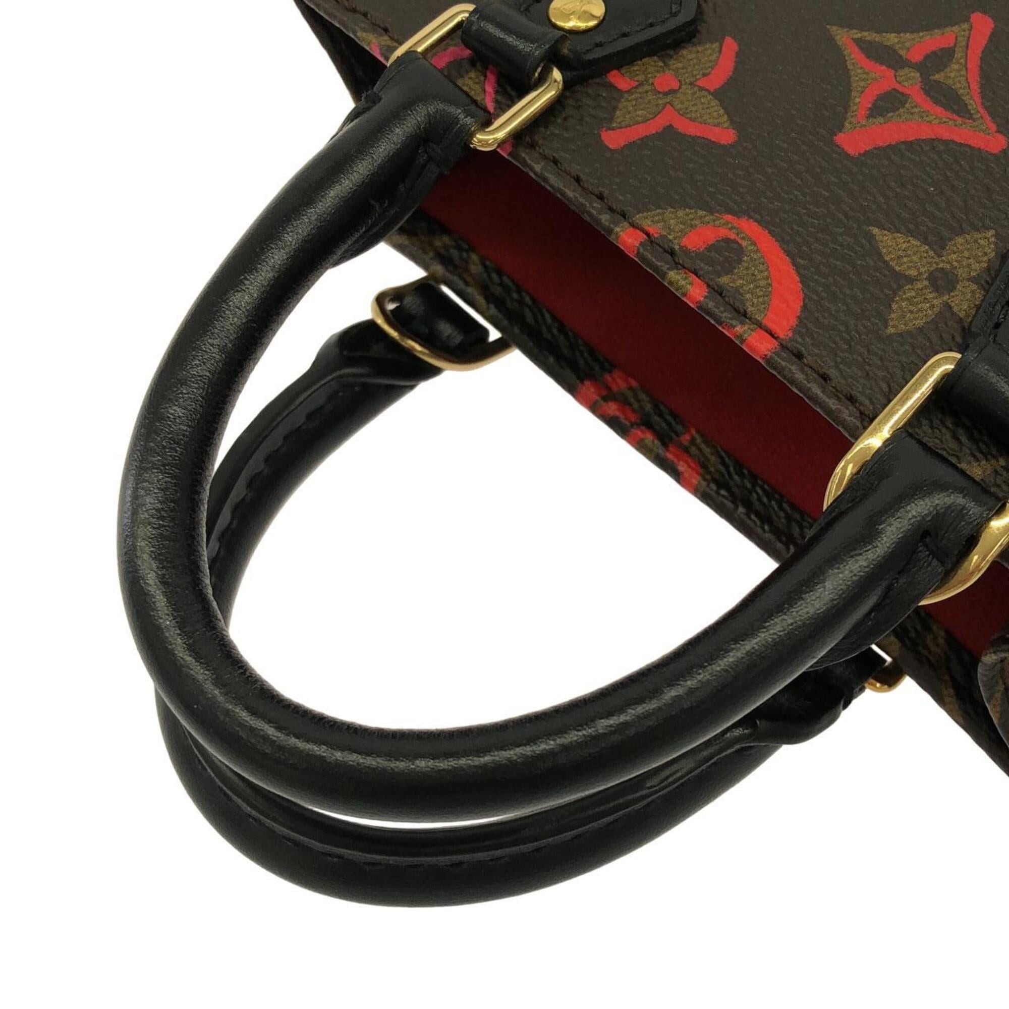 Louis Vuitton Marron Coated Canvas Handbag (Pre-Owned)