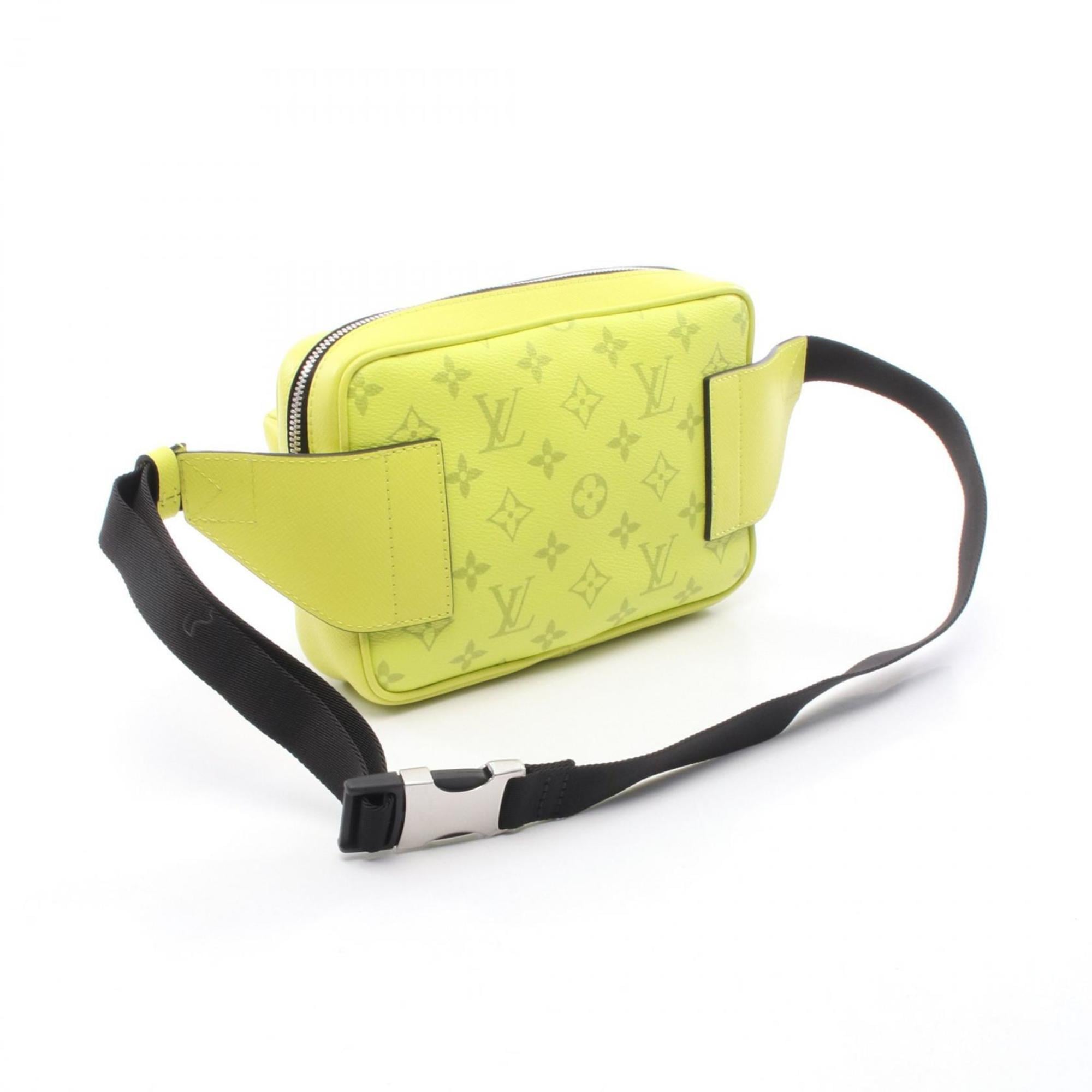 Louis Vuitton Green Coated Canvas Fanny Pack (Pre-Owned)