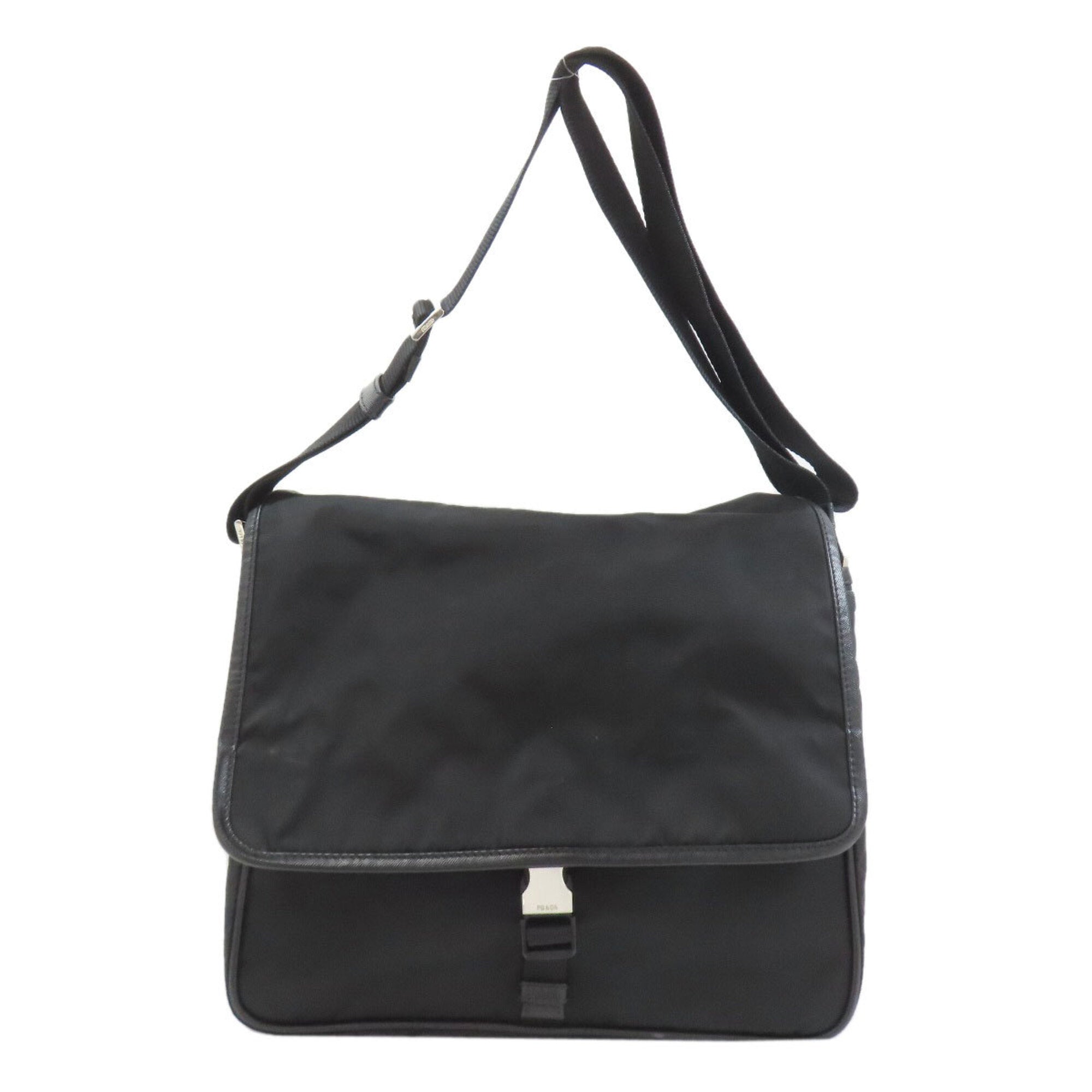 Prada Black Nylon Shoulder Bag (Pre-Owned)