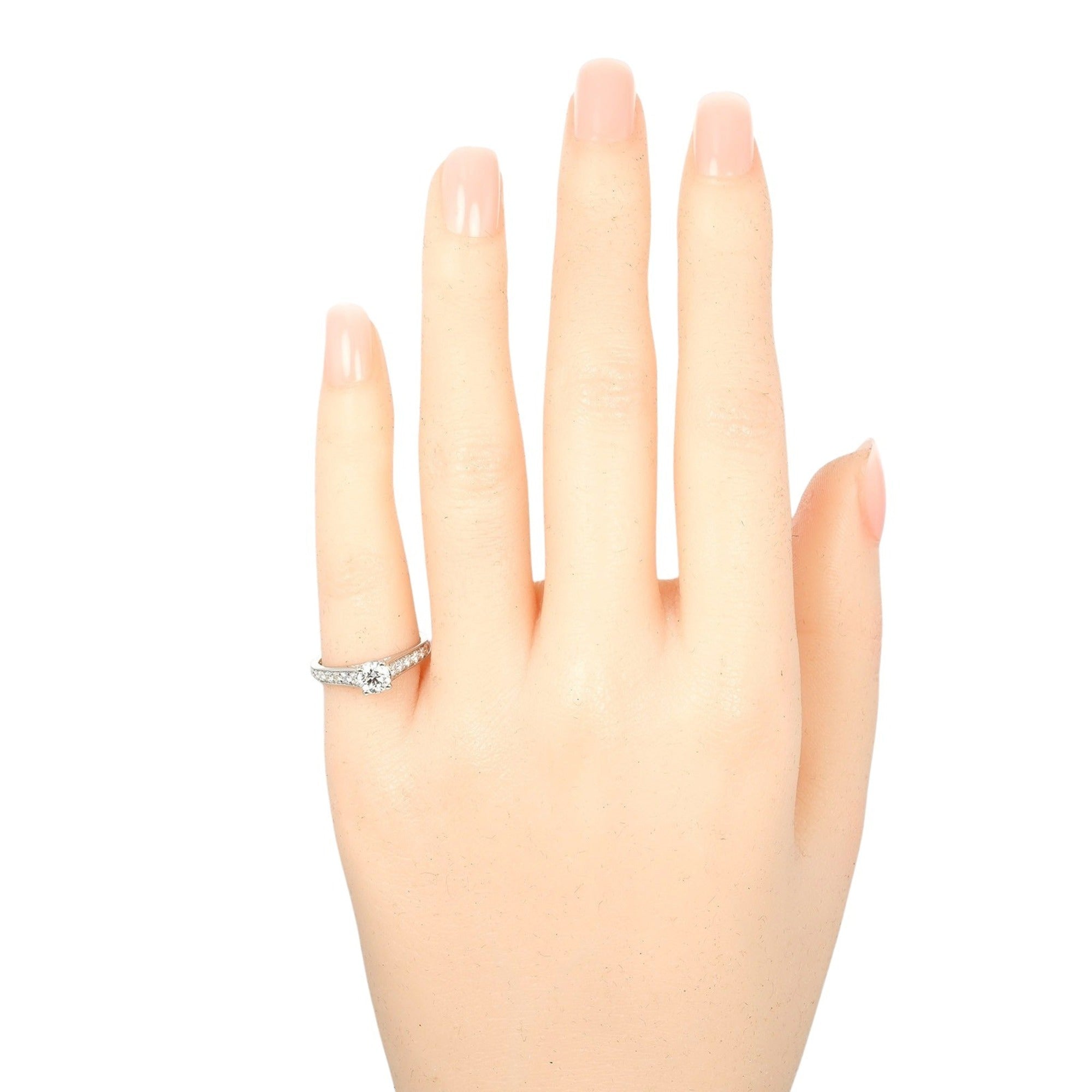 Van Cleef & Arpels Platinum 950 Band Ring (Pre-Owned)