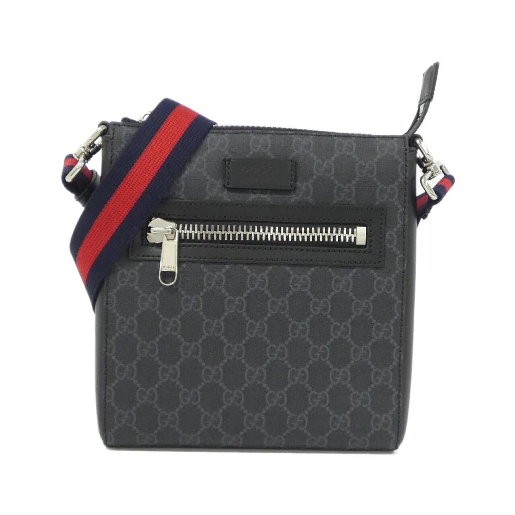 Gucci Black Gg Supreme Shoulder Bag (Pre-Owned)