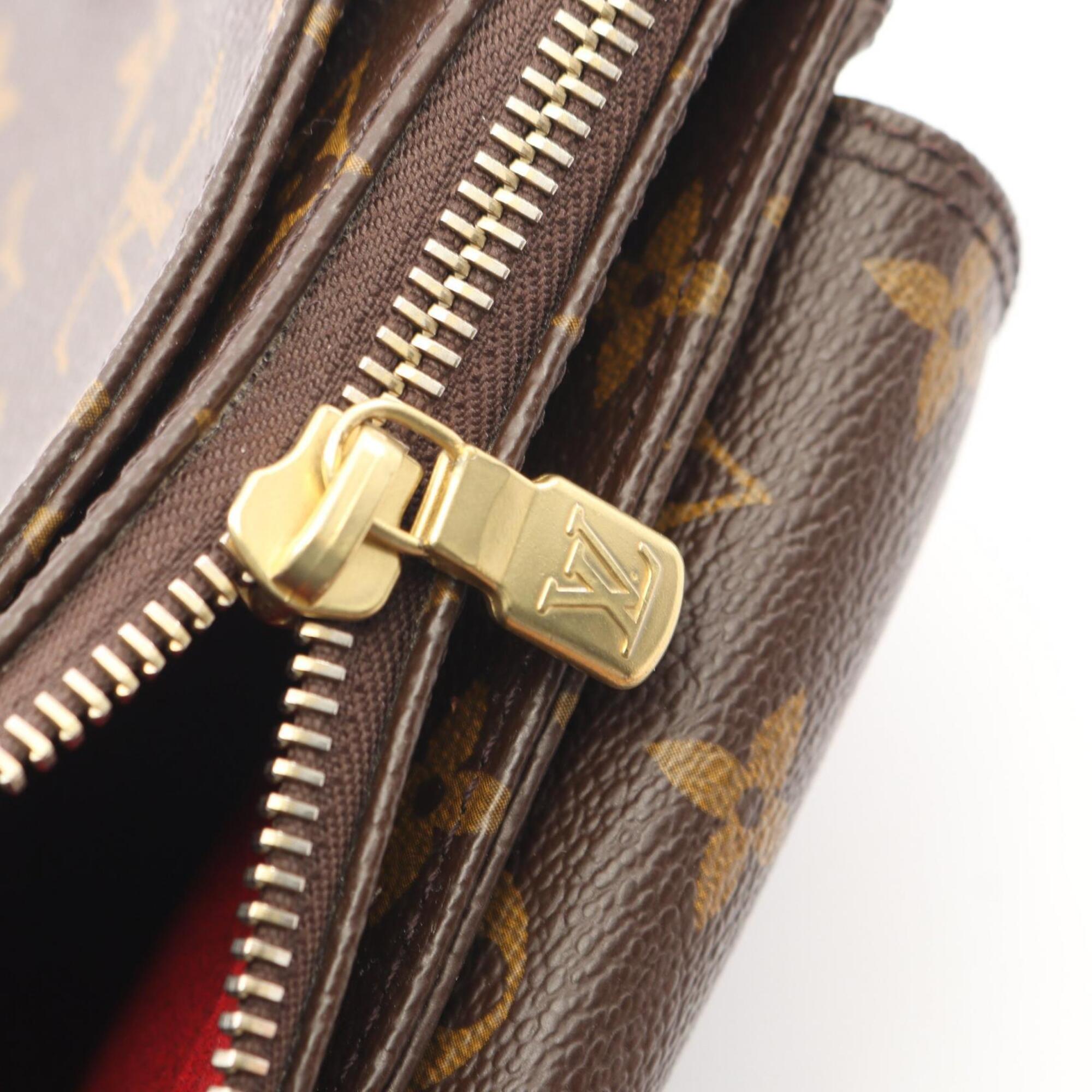 Louis Vuitton Brown Monogram Coated Canvas Leather Shoulder Bag (Pre-Owned)