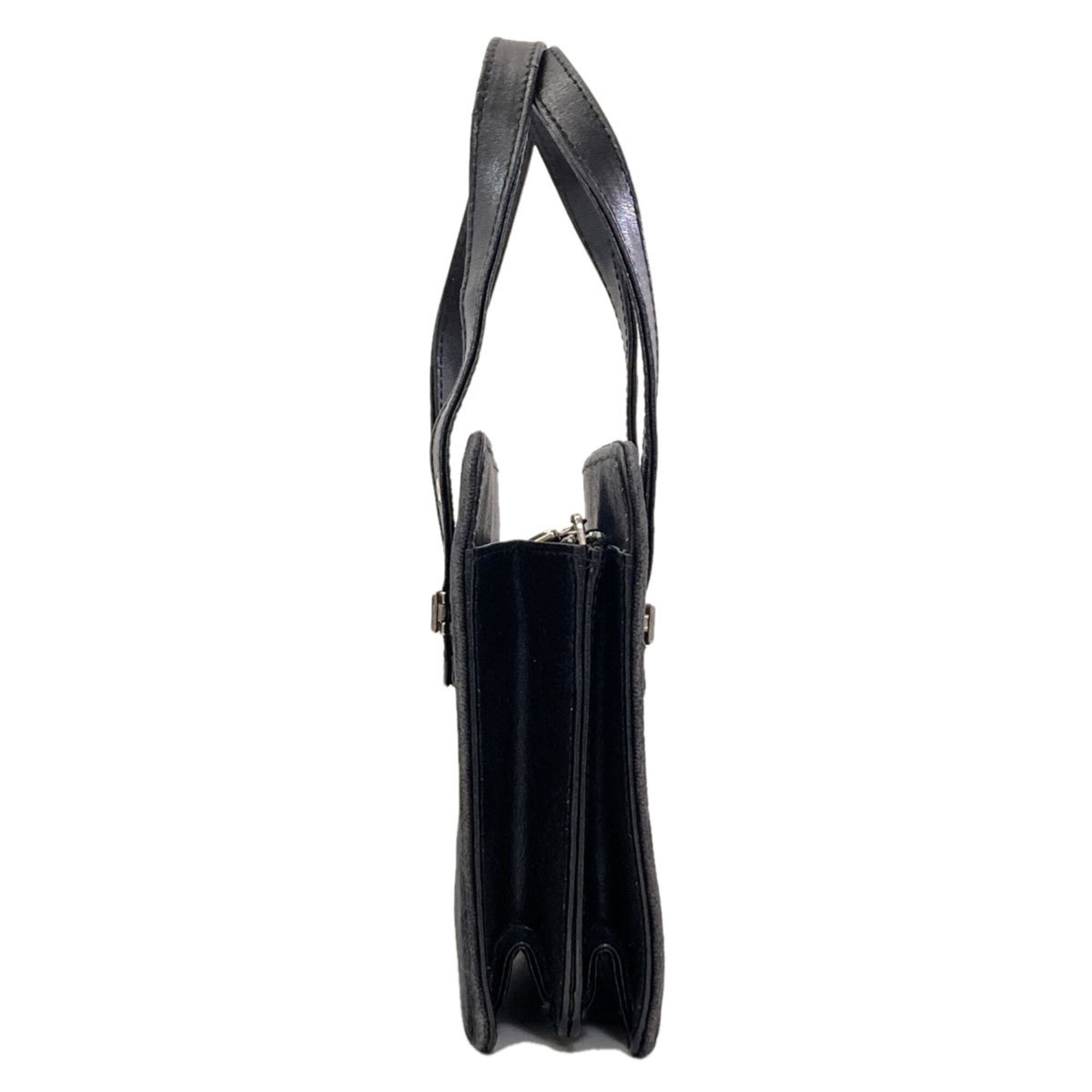 Fendi Black Suede Handbag (Pre-Owned)