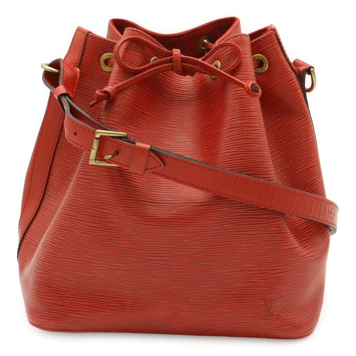 Louis Vuitton Castilian Red Red Color Epi Leather Shoulder Bag (Pre-Owned)
