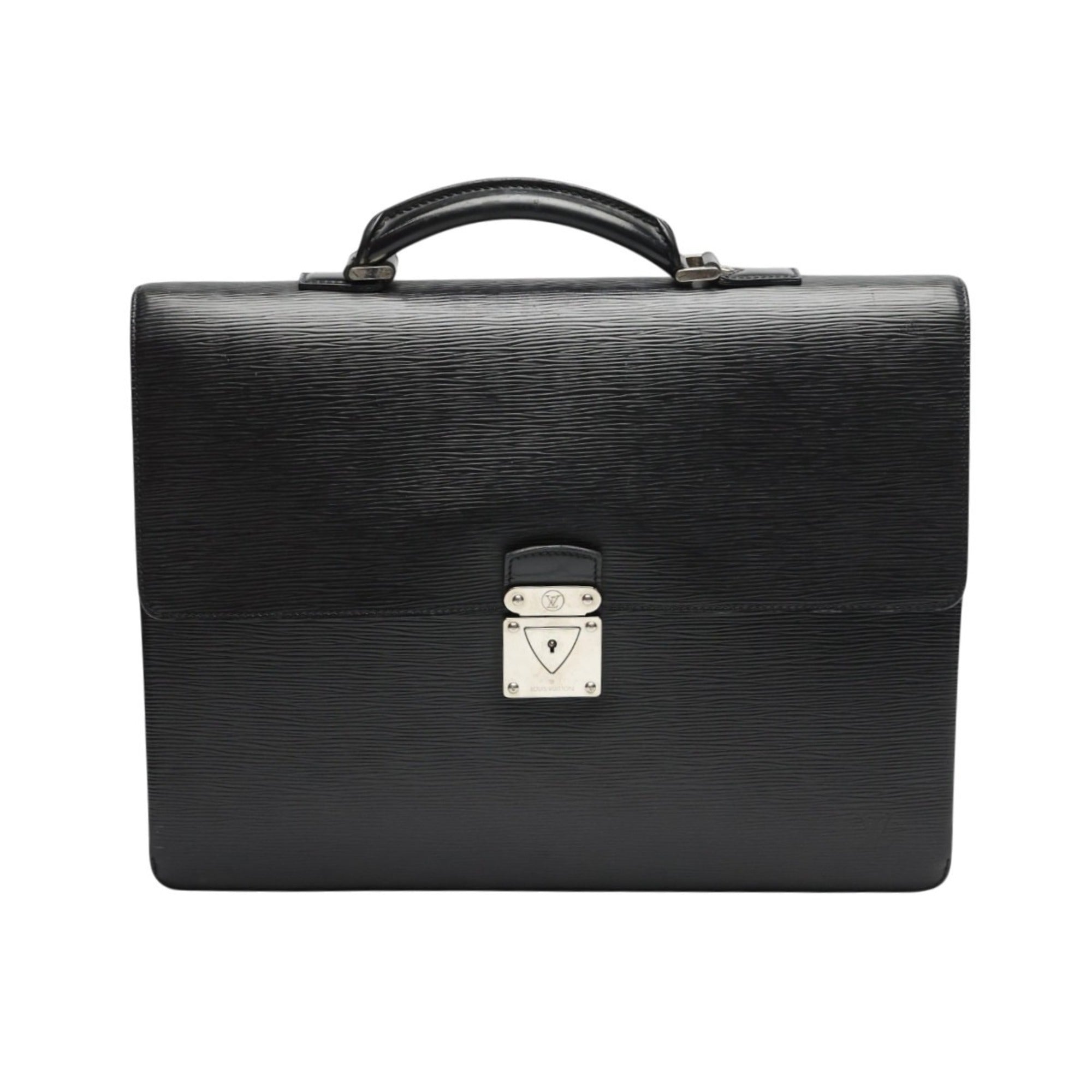 Louis Vuitton Black Epi Leather Document Case Handbag (Pre-Owned)