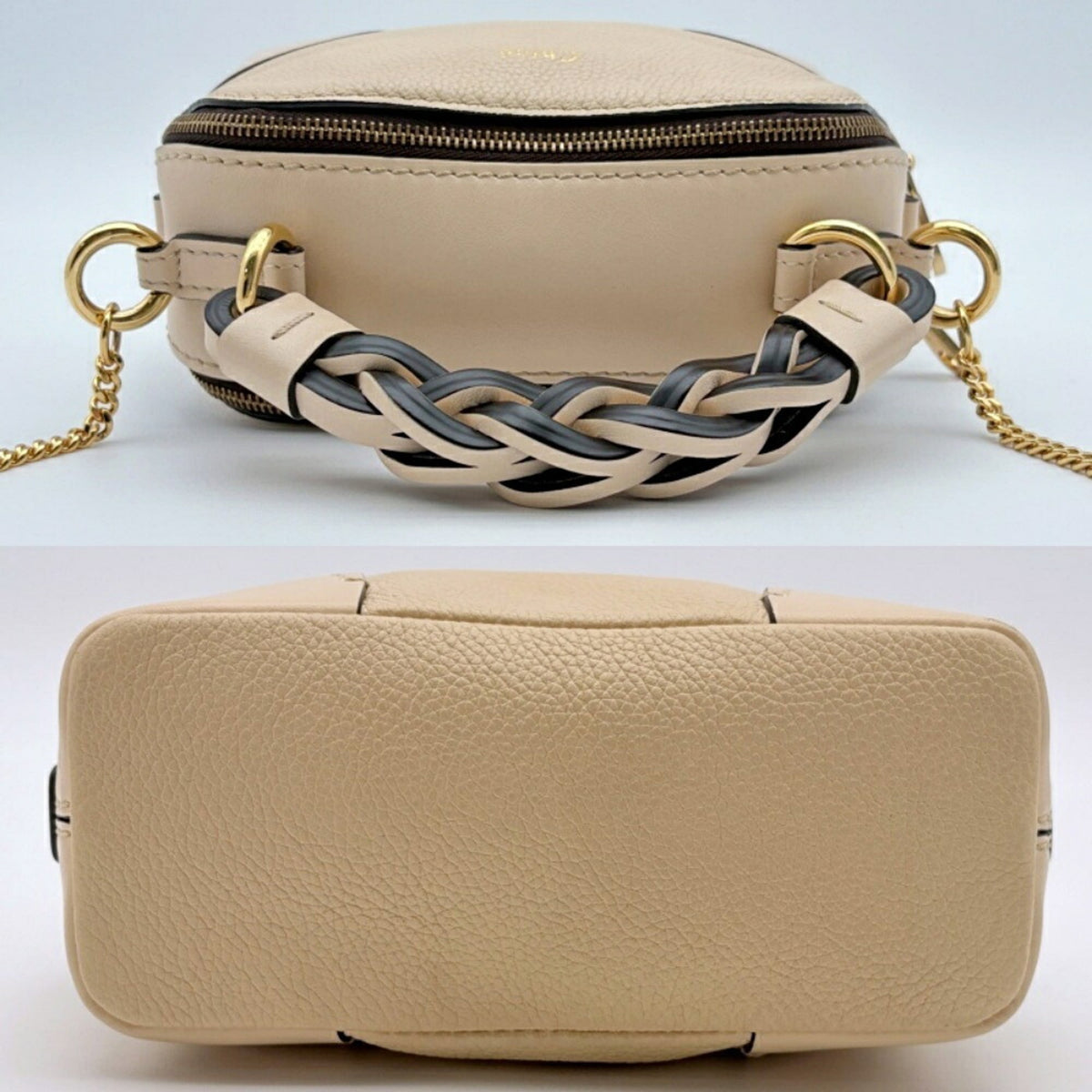 Chloé Beige Leather Shoulder Bag (Pre-Owned)
