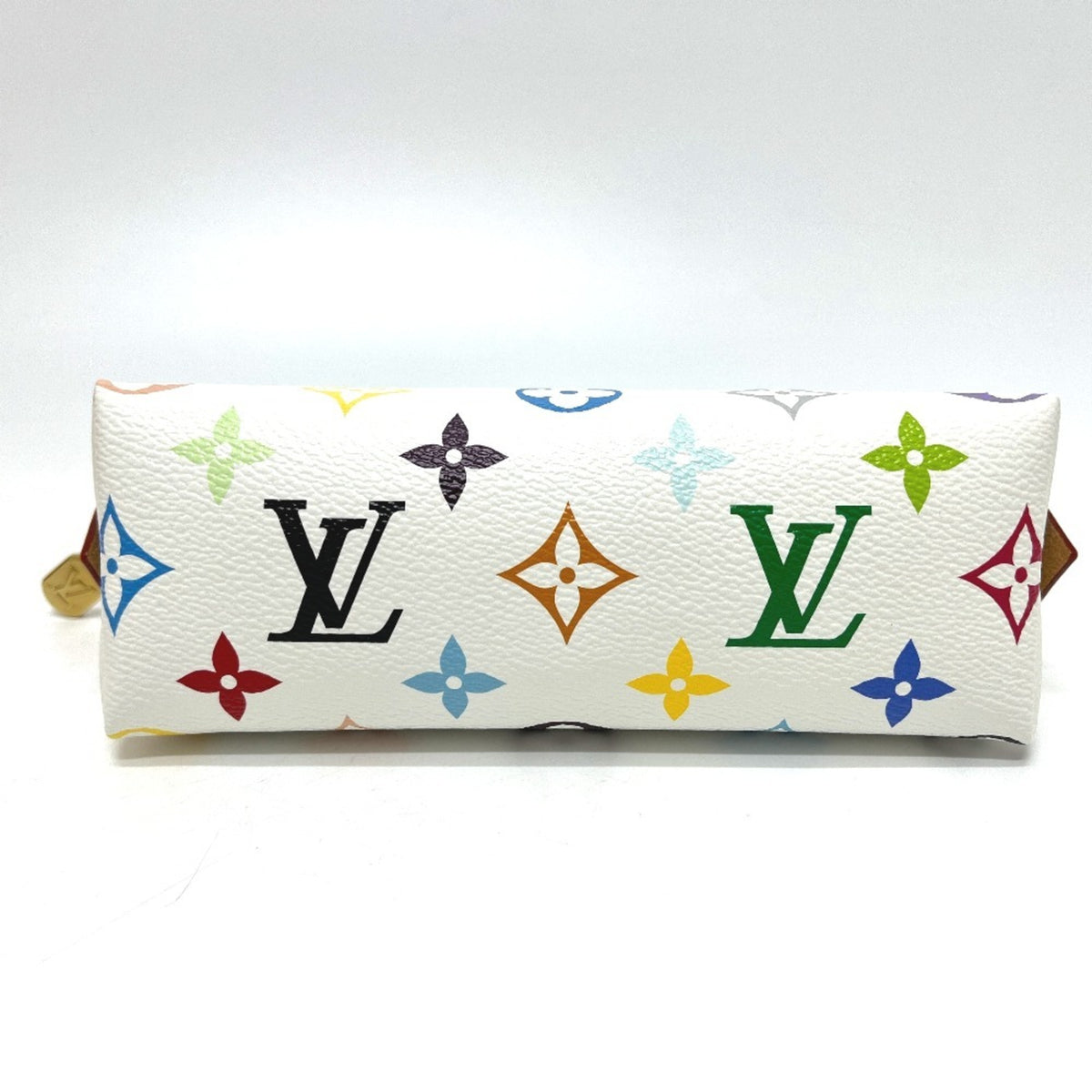 Louis Vuitton Blanc Monogram Multicolore Handbag Pochette Pouch (Pre-Owned)