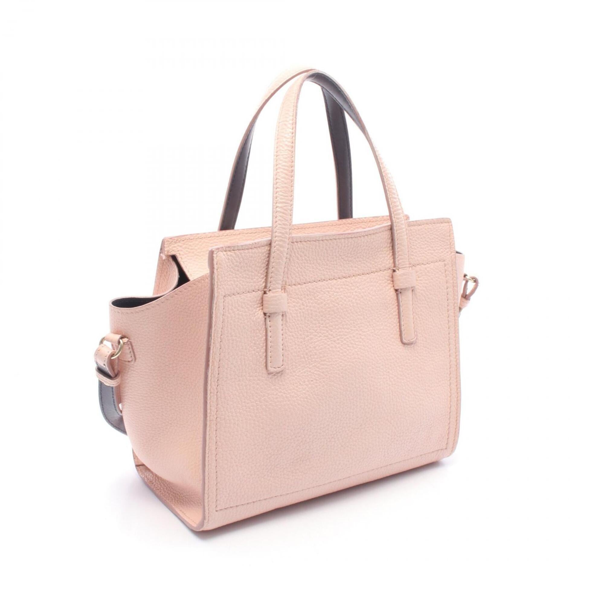 Salvatore Ferragamo Pink Leather Handbag (Pre-Owned)