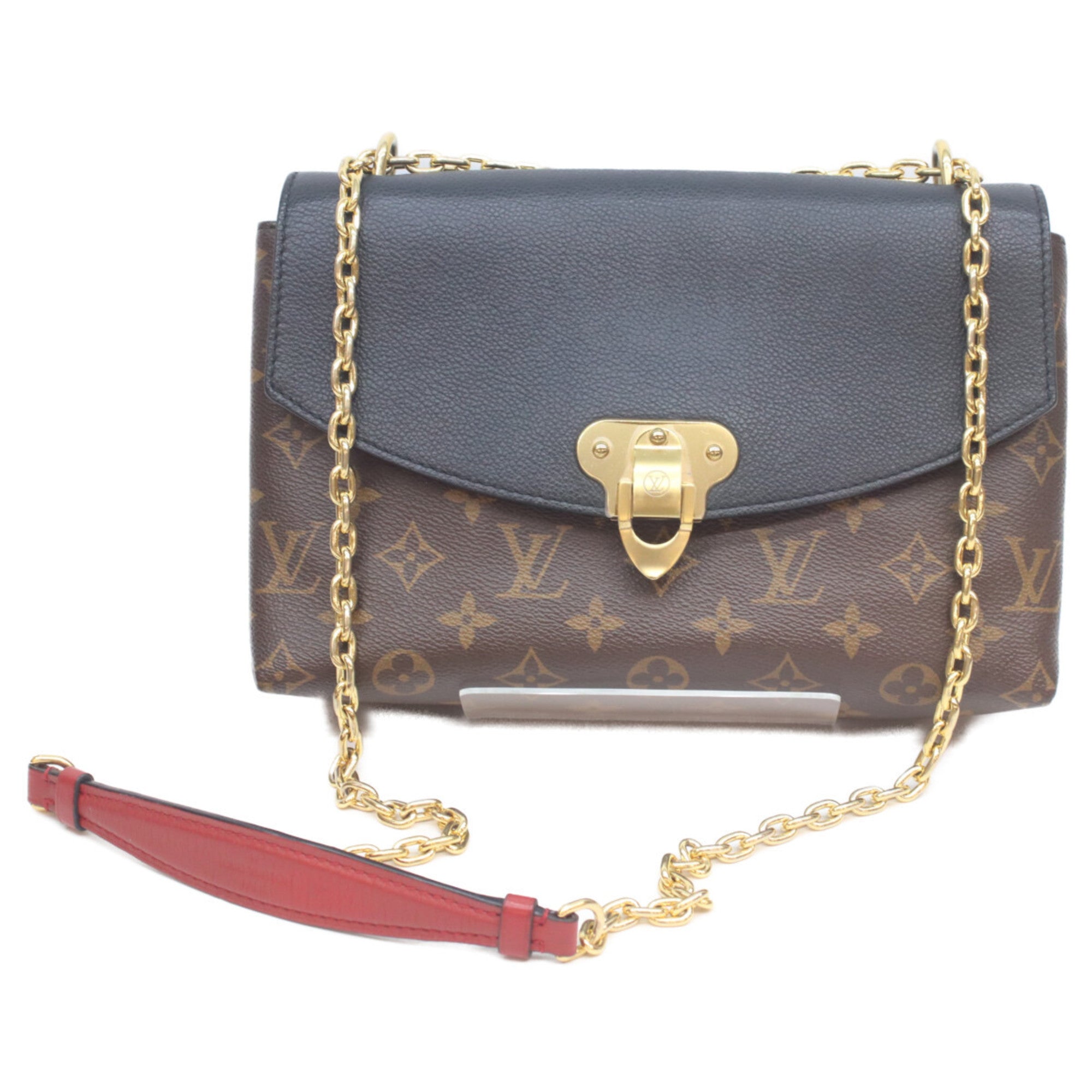Louis Vuitton Black Brown Monogram Shoulder Bag (Pre-Owned)