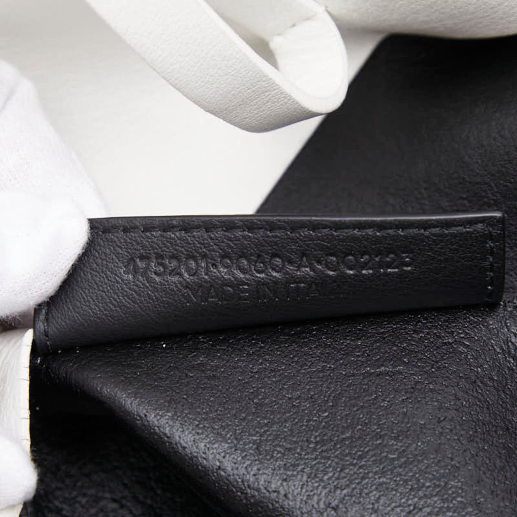 Balenciaga White Leather Shoulder Bag Tote Bag (Pre-Owned)