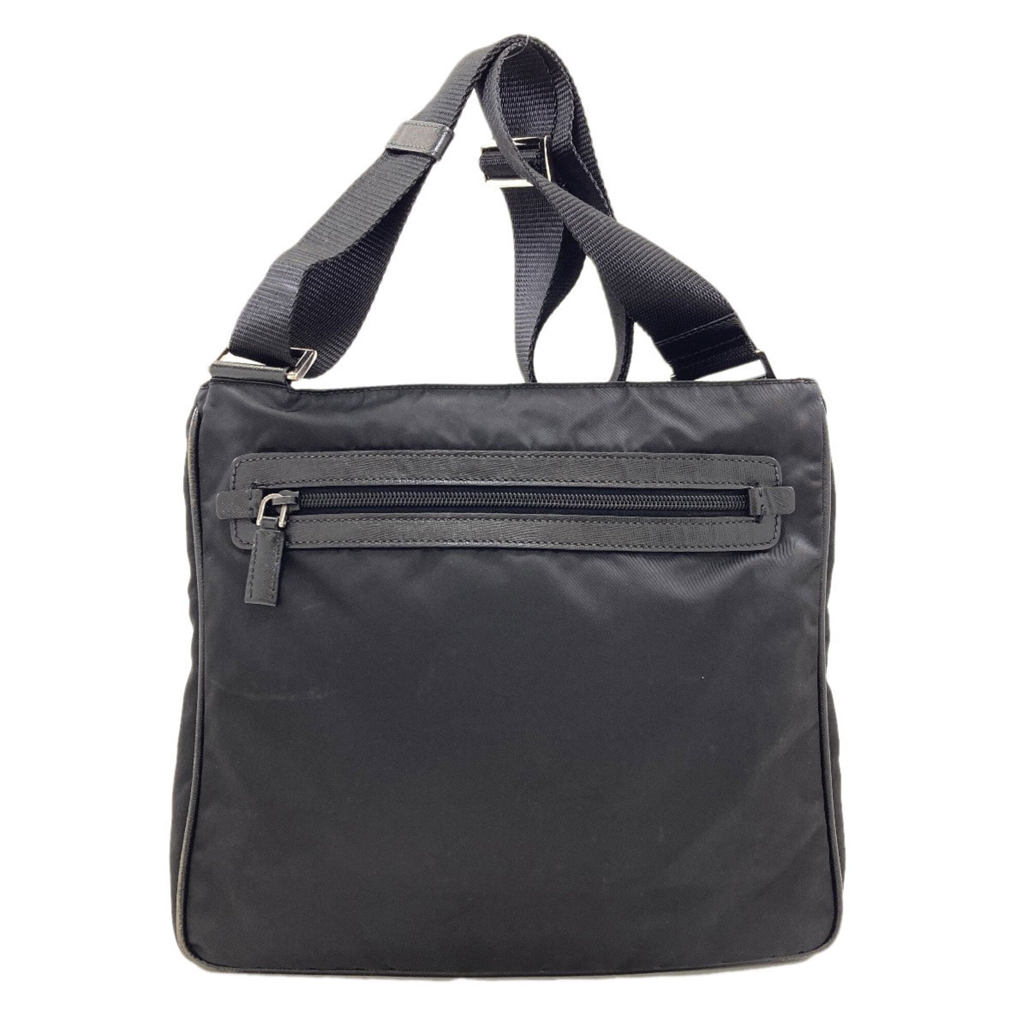 Prada Black Nylon Shoulder Bag (Pre-Owned)