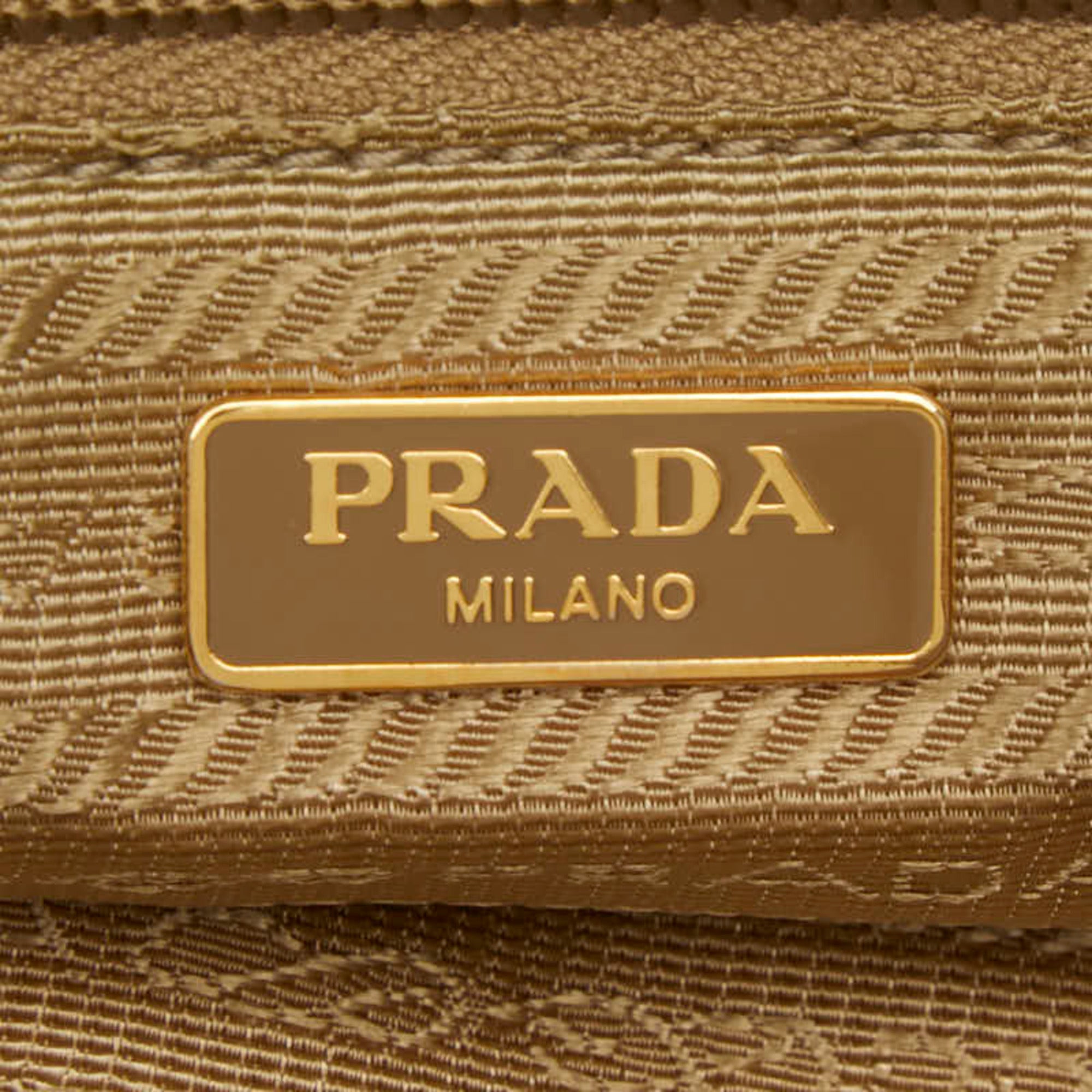 Prada Brown Nylon Tote Bag (Pre-Owned)