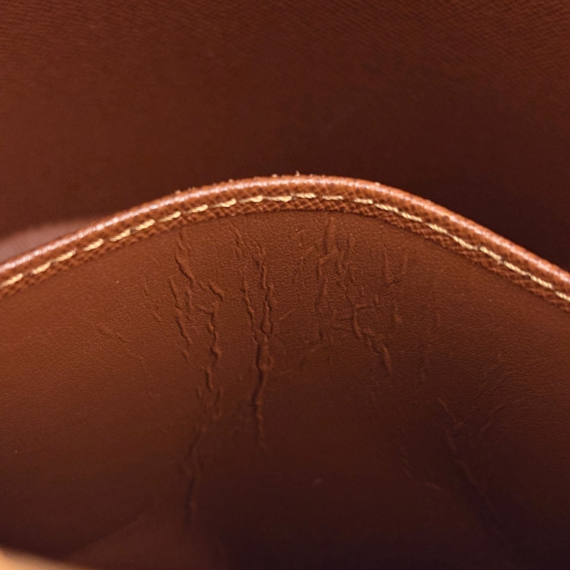 Louis Vuitton Brown Monogram Shoulder Bag (Pre-Owned)