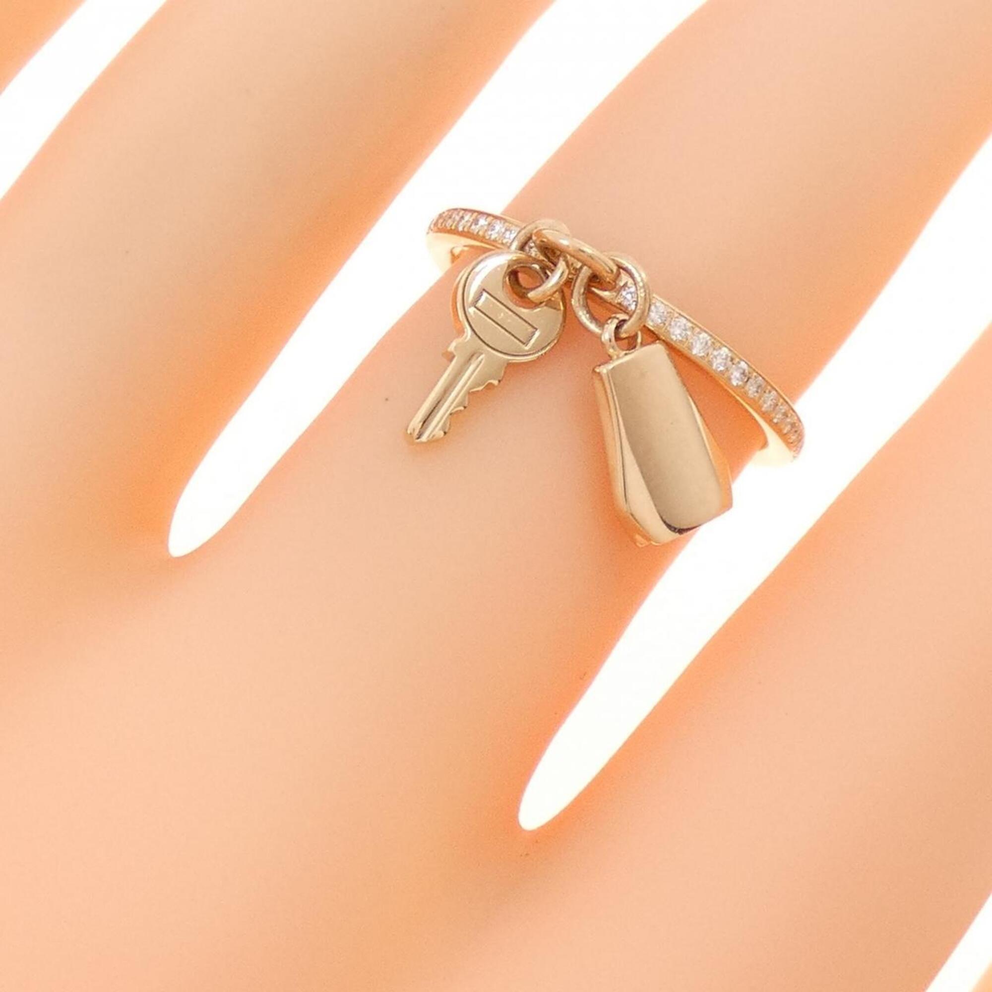 Hermes Pink Gold (18K) Band Ring (Pre-Owned)