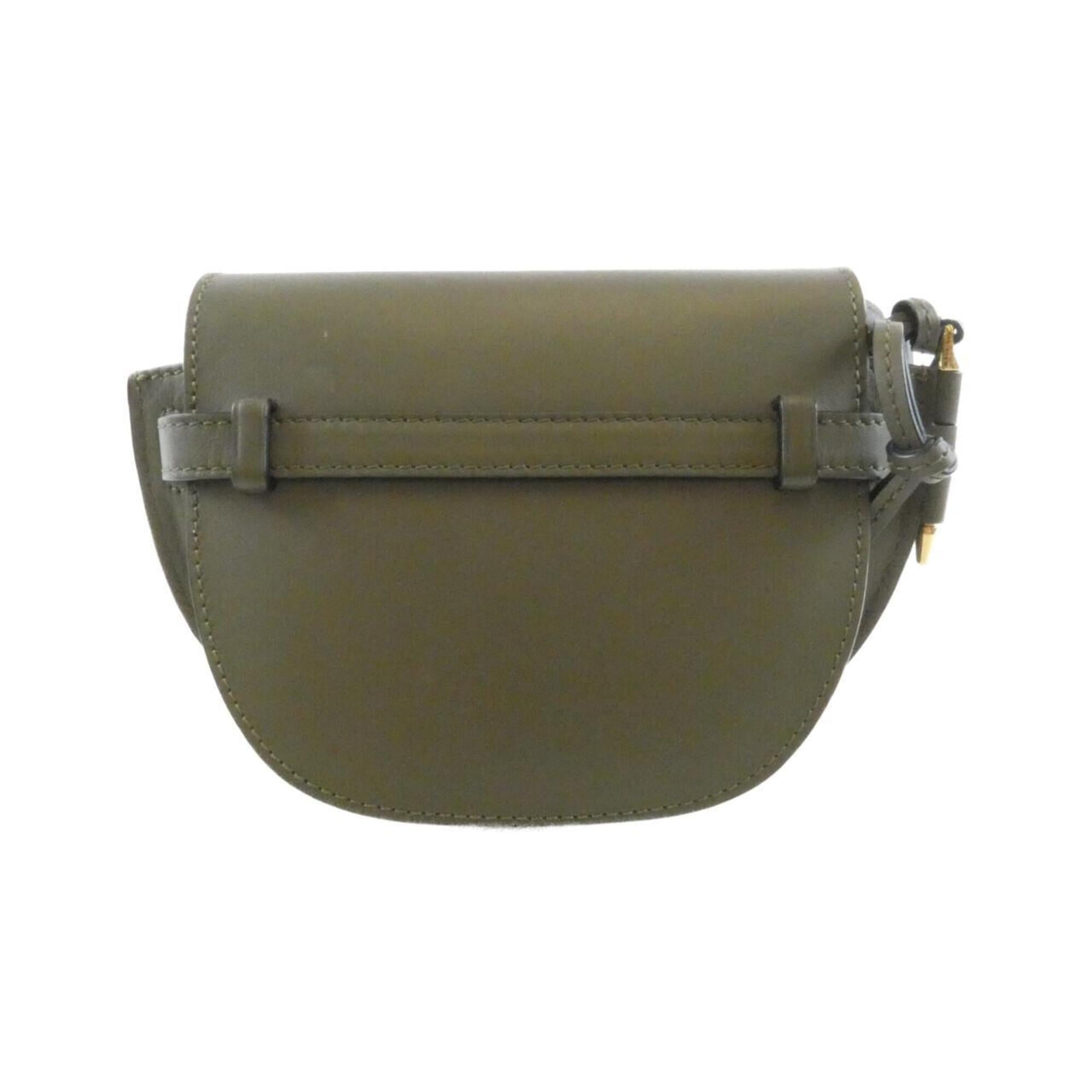Loewe Green Canvas Shoulder Bag (Pre-Owned)