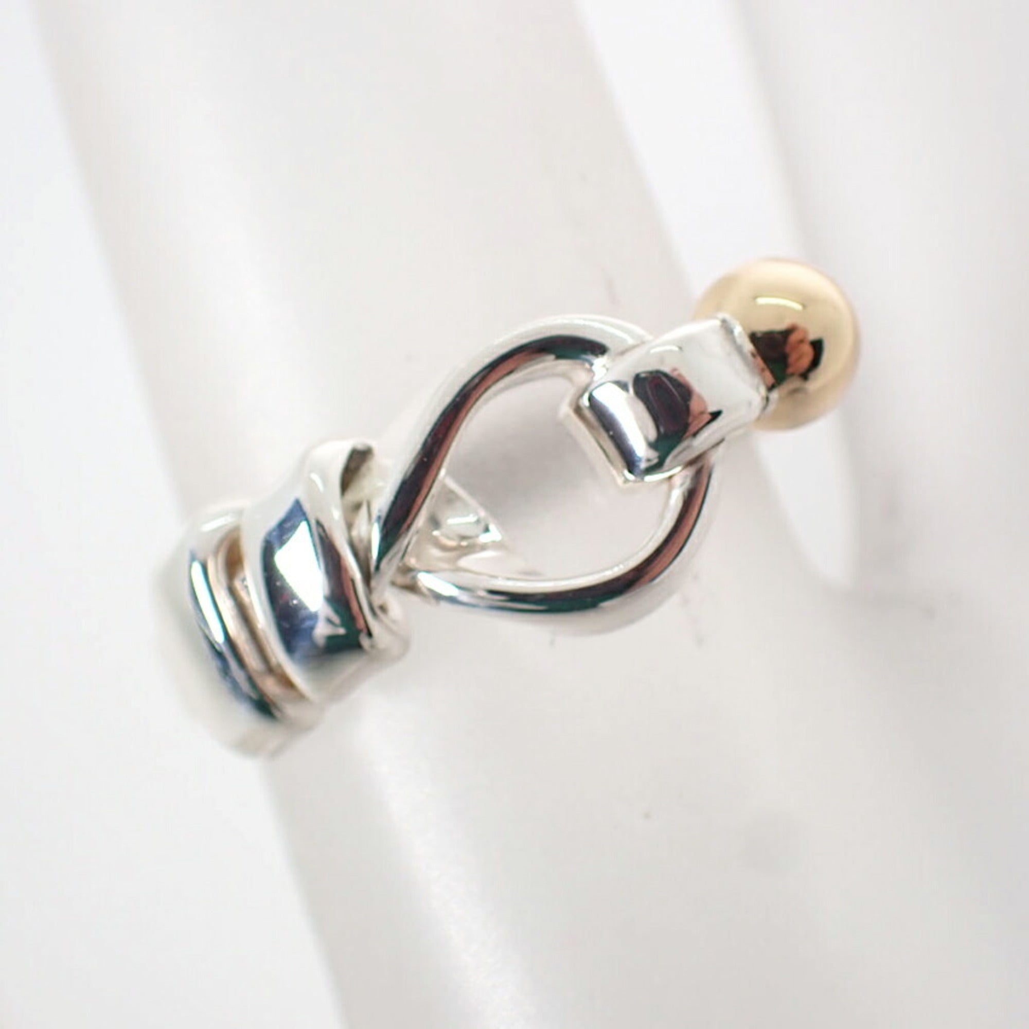 Tiffany Yellow Gold (18K) Sterling Silver 925 Band Ring (Pre-Owned)
