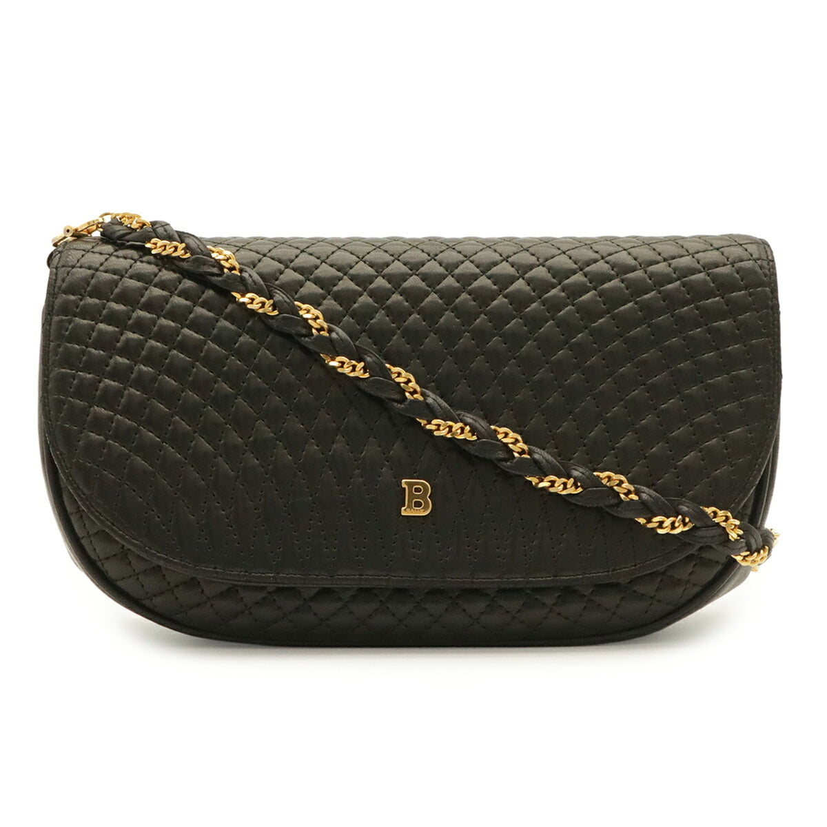Bally Black Leather Pochette Shoulder Bag (Pre-Owned)