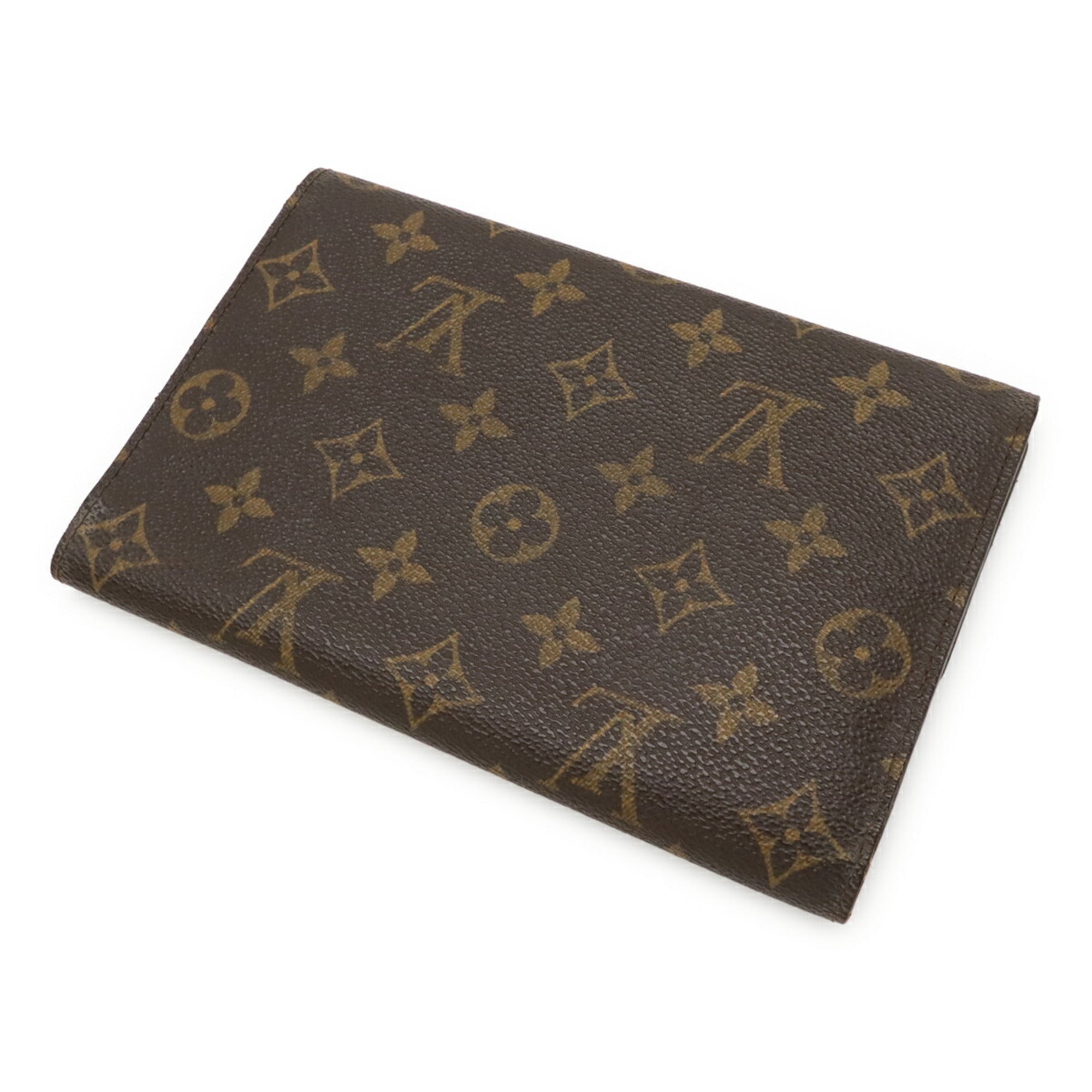 Louis Vuitton Monogram Brown Monogram Long Wallet (Tri-Fold) (Pre-Owned)